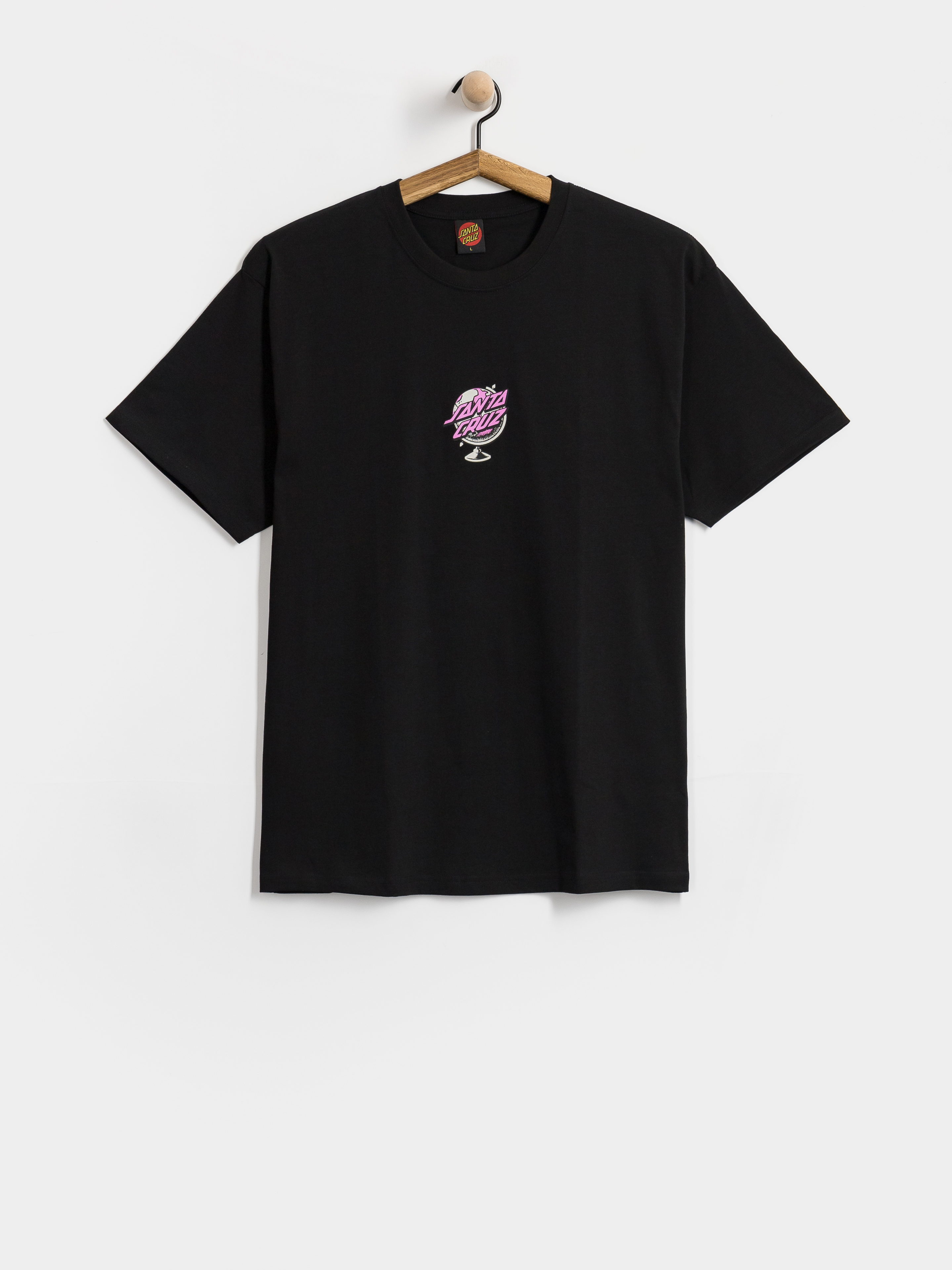 T-shirt Santa Cruz Knibbs Cryptic World Centre (black)