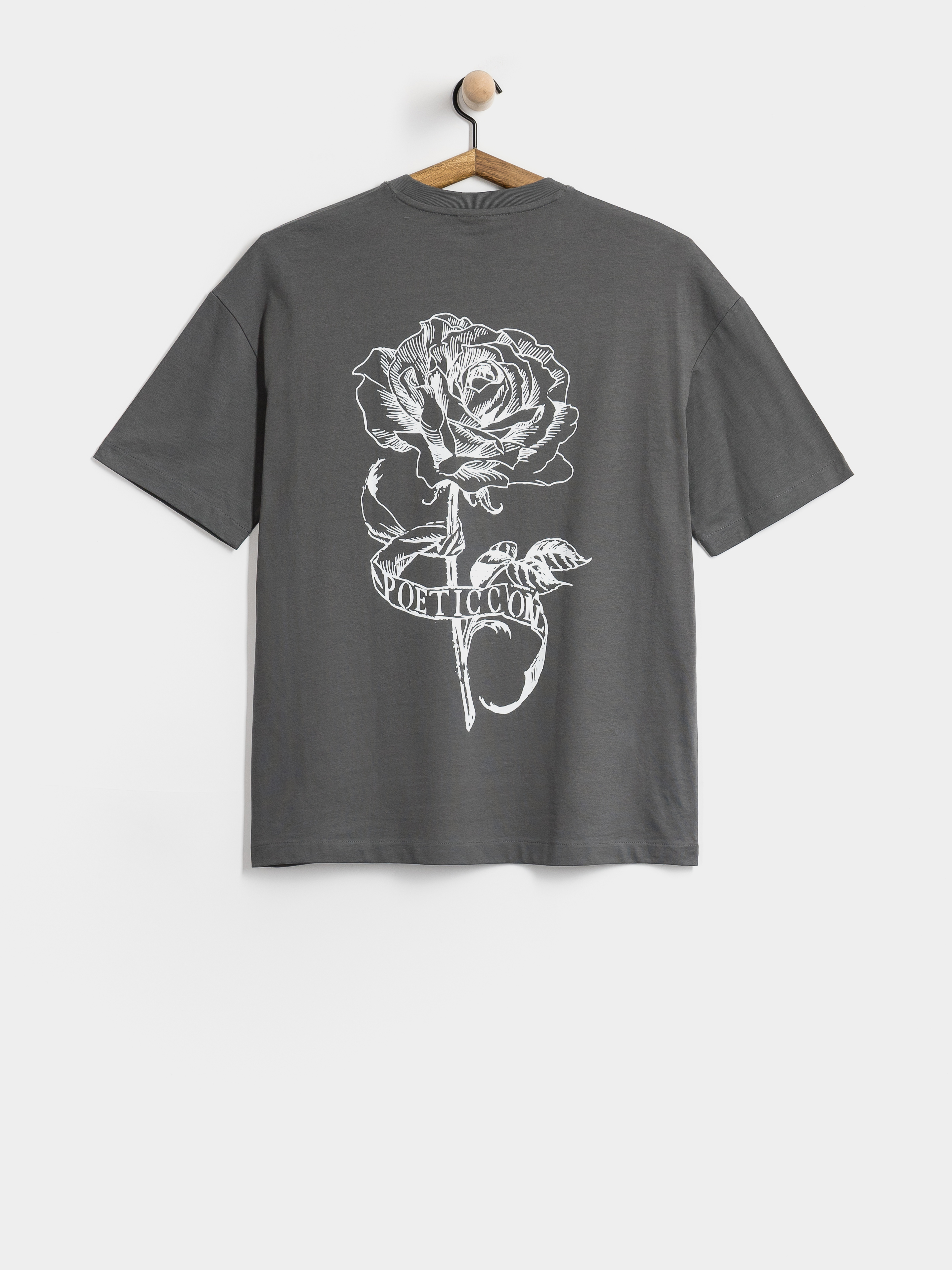 T-shirt Poetic Collective Thinking About You (iron grey)