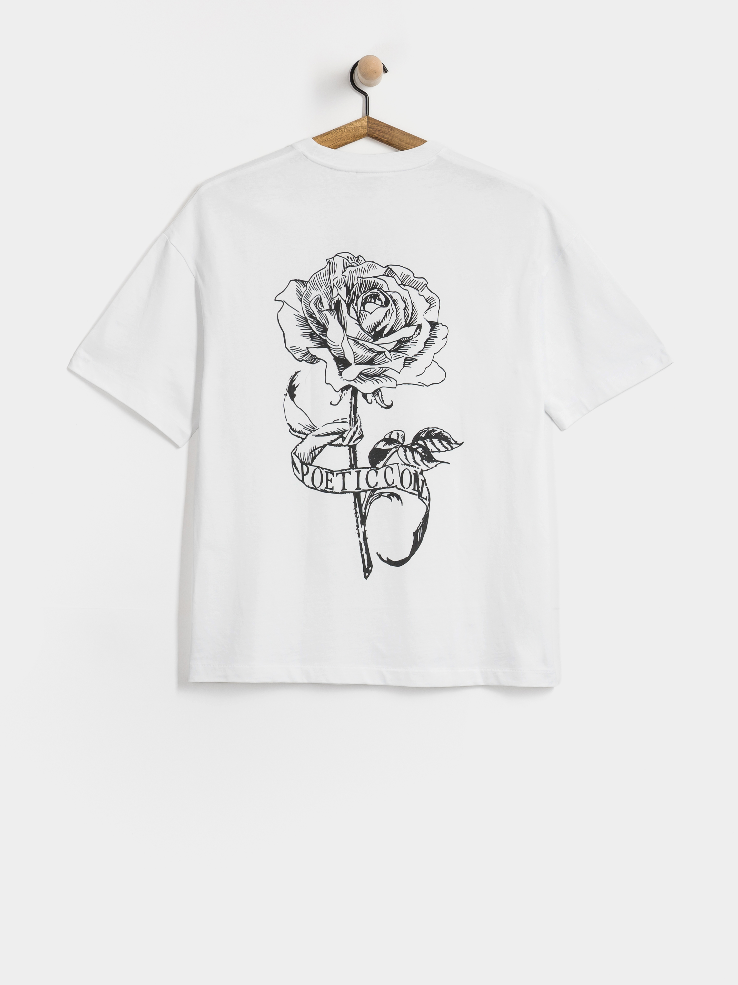 T-shirt Poetic Collective Thinking About You (white)