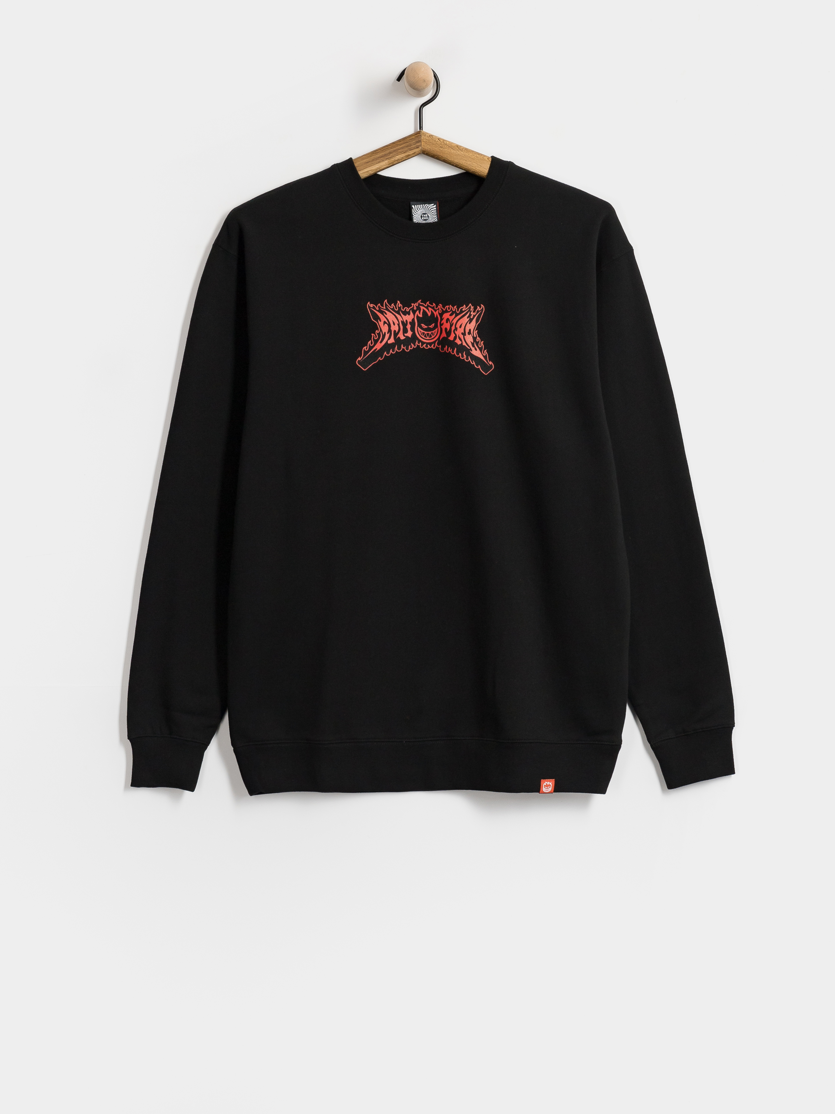 Bluza Spitfire Flame Out Bighead (black w/red&black print)