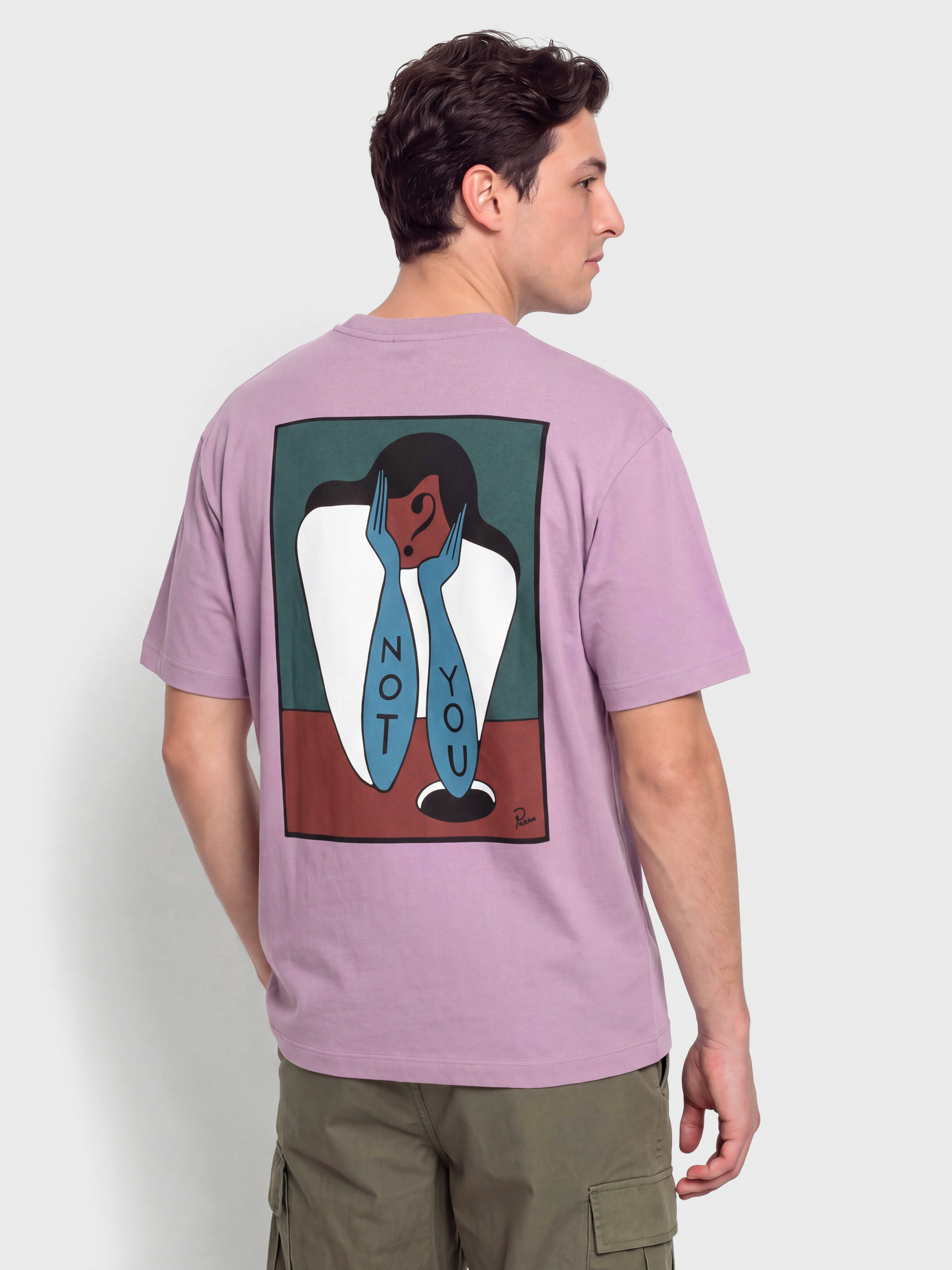 T-shirt by Parra Not You (purple)