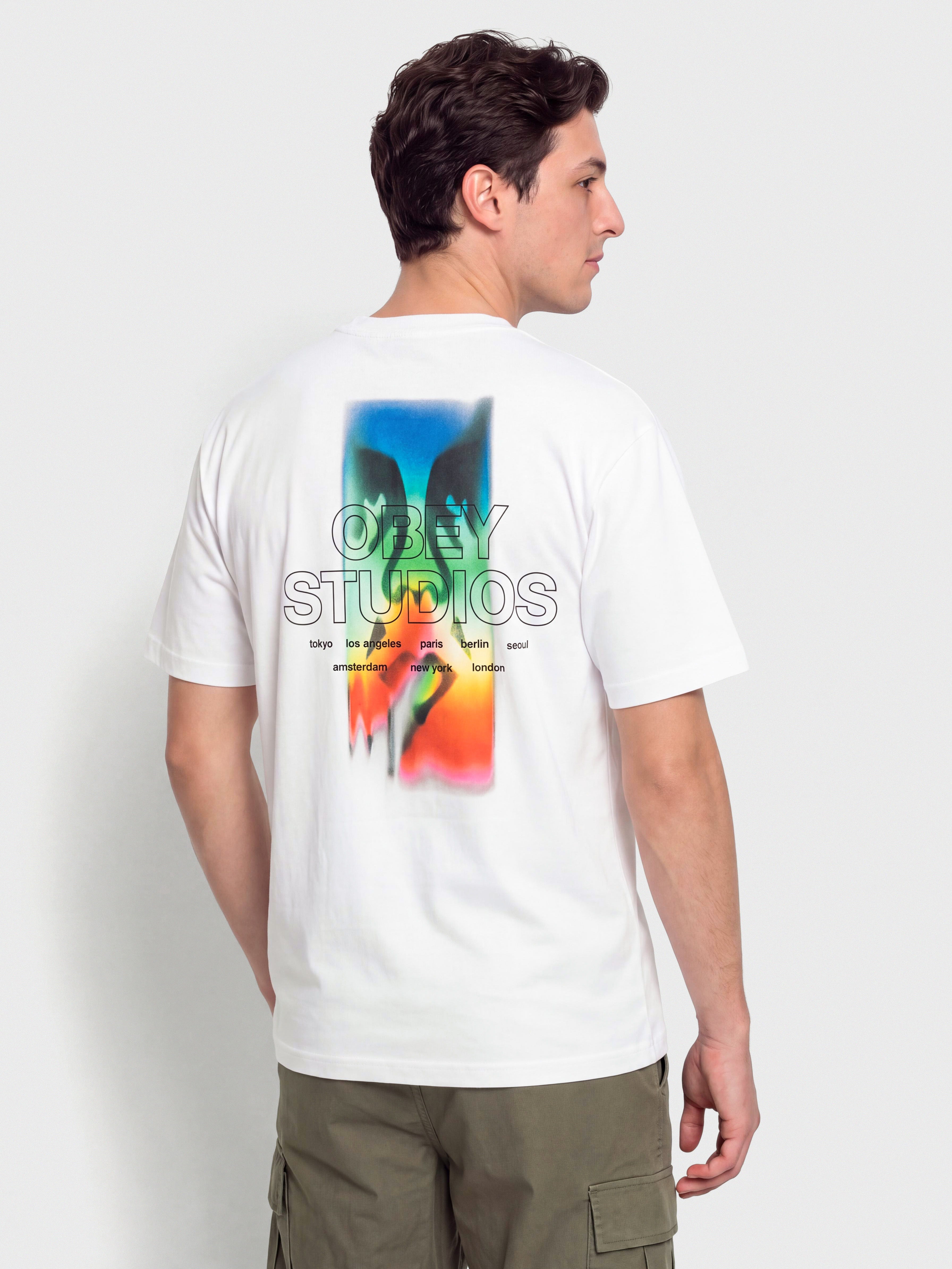 T-shirt OBEY Spectrum (white)