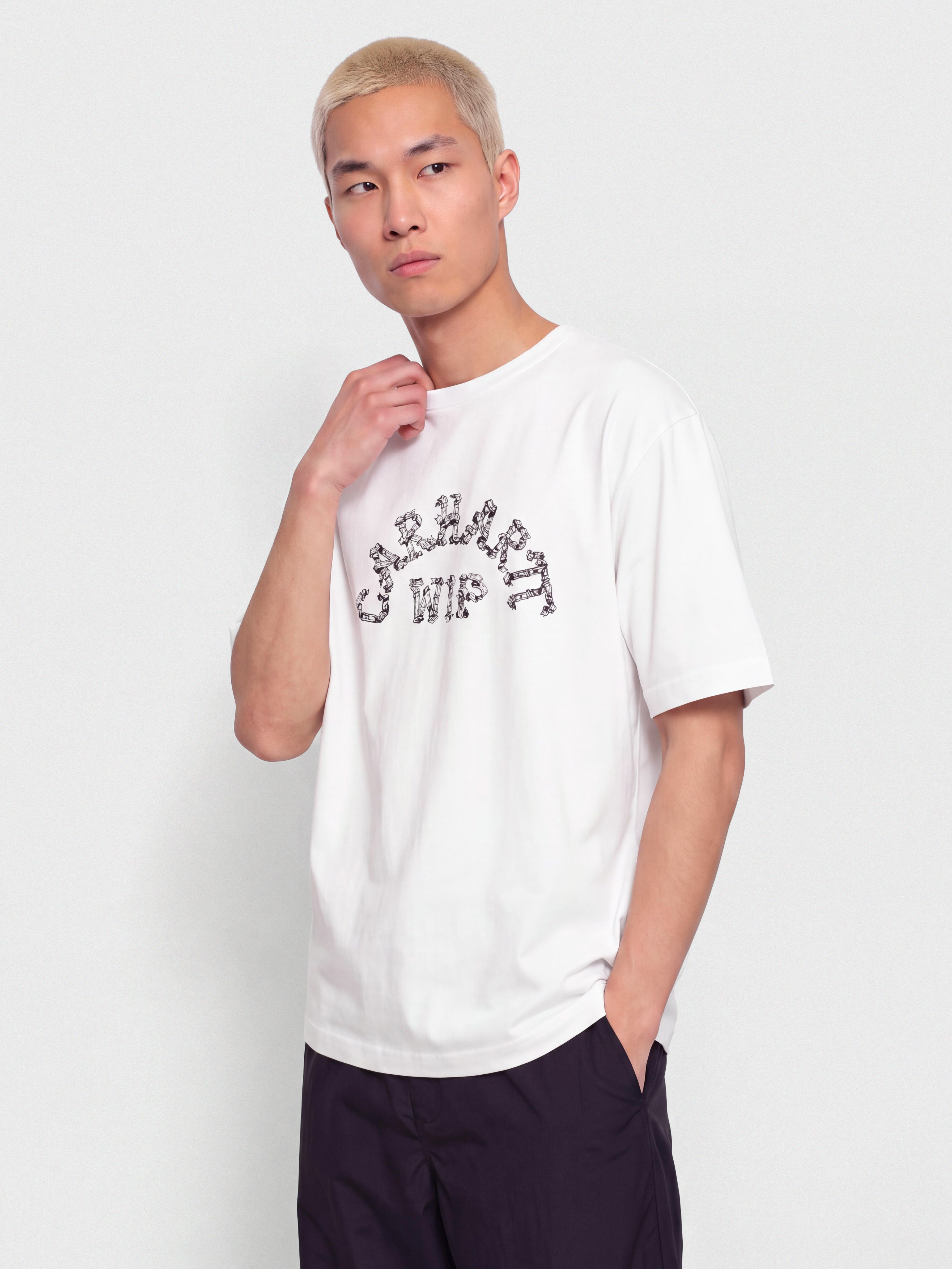T-shirt Carhartt WIP Ribbon Script (white)