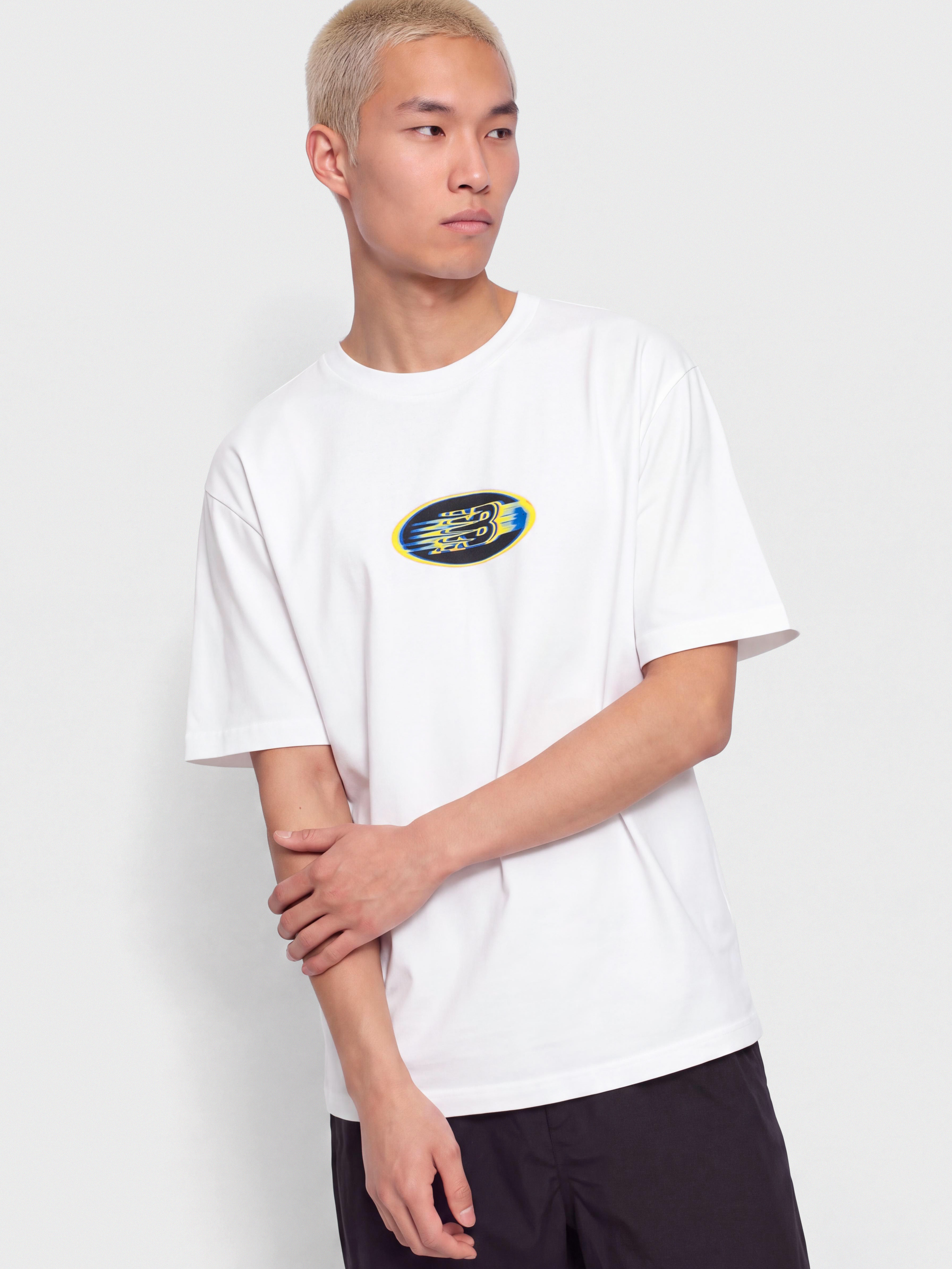 T-shirt New Balance Heat Map Brand (white)