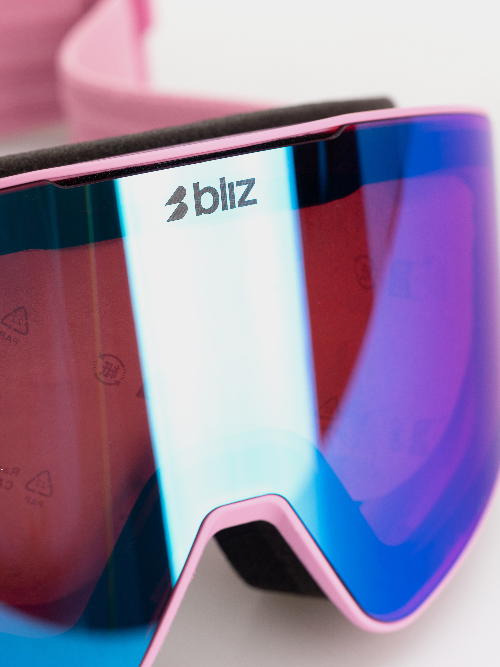 Gogle Bliz G001S (matte pink/n o n violet&blue)