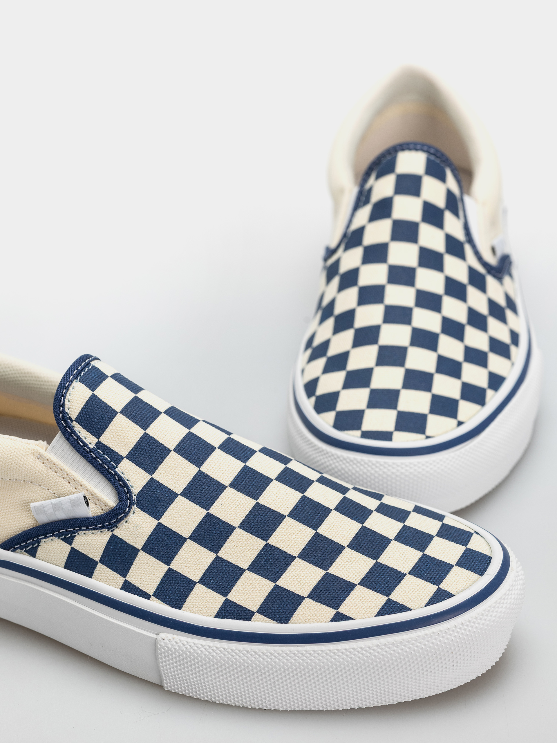 Buty Vans Skate Slip On (blue checkerboard)