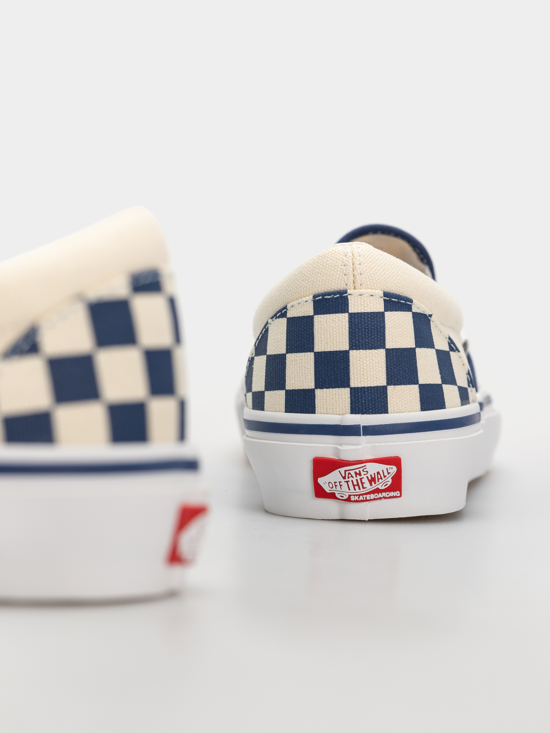 Buty Vans Skate Slip On (blue checkerboard)