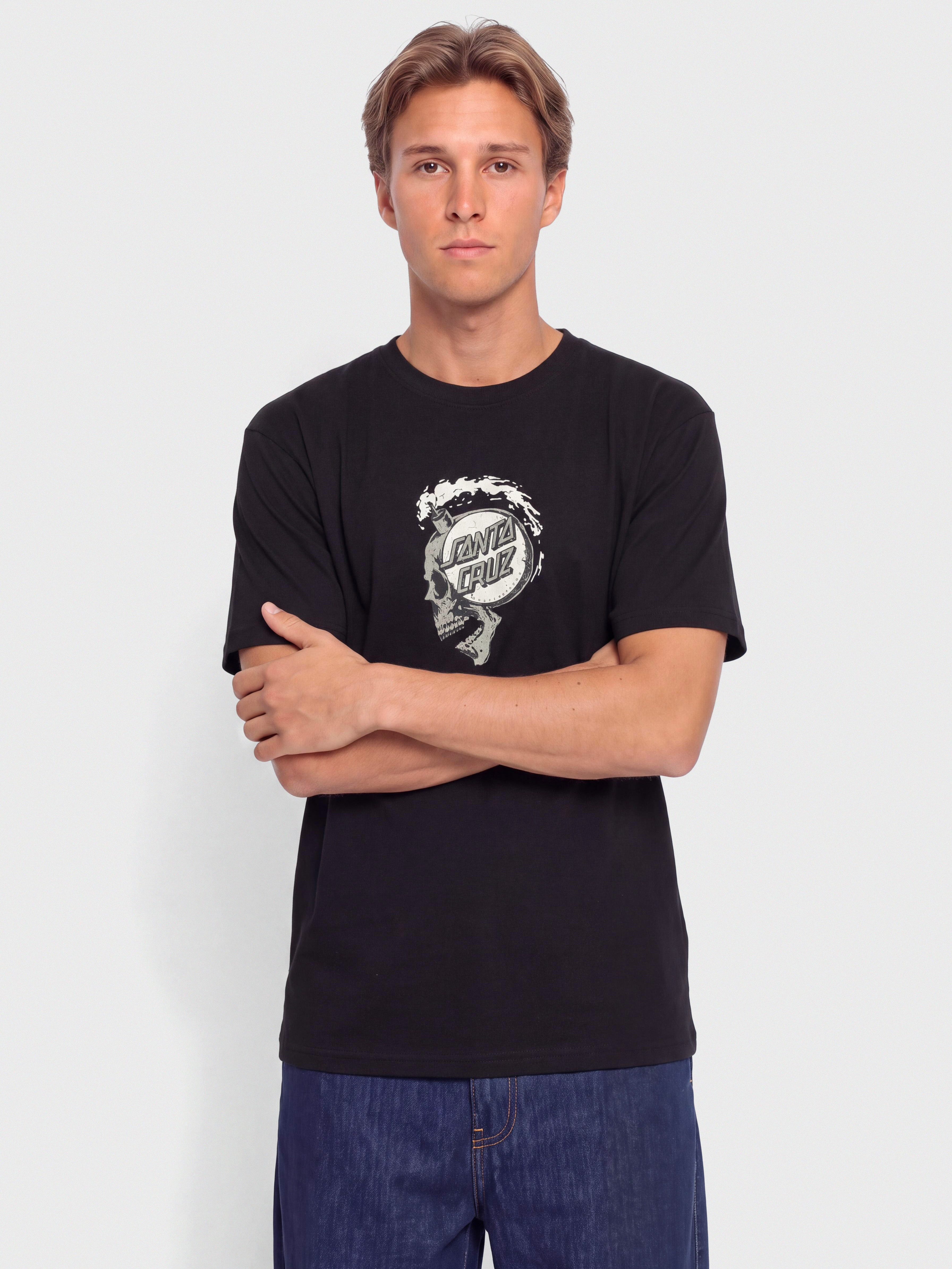 T-shirt Santa Cruz Short Fuse Front (black)