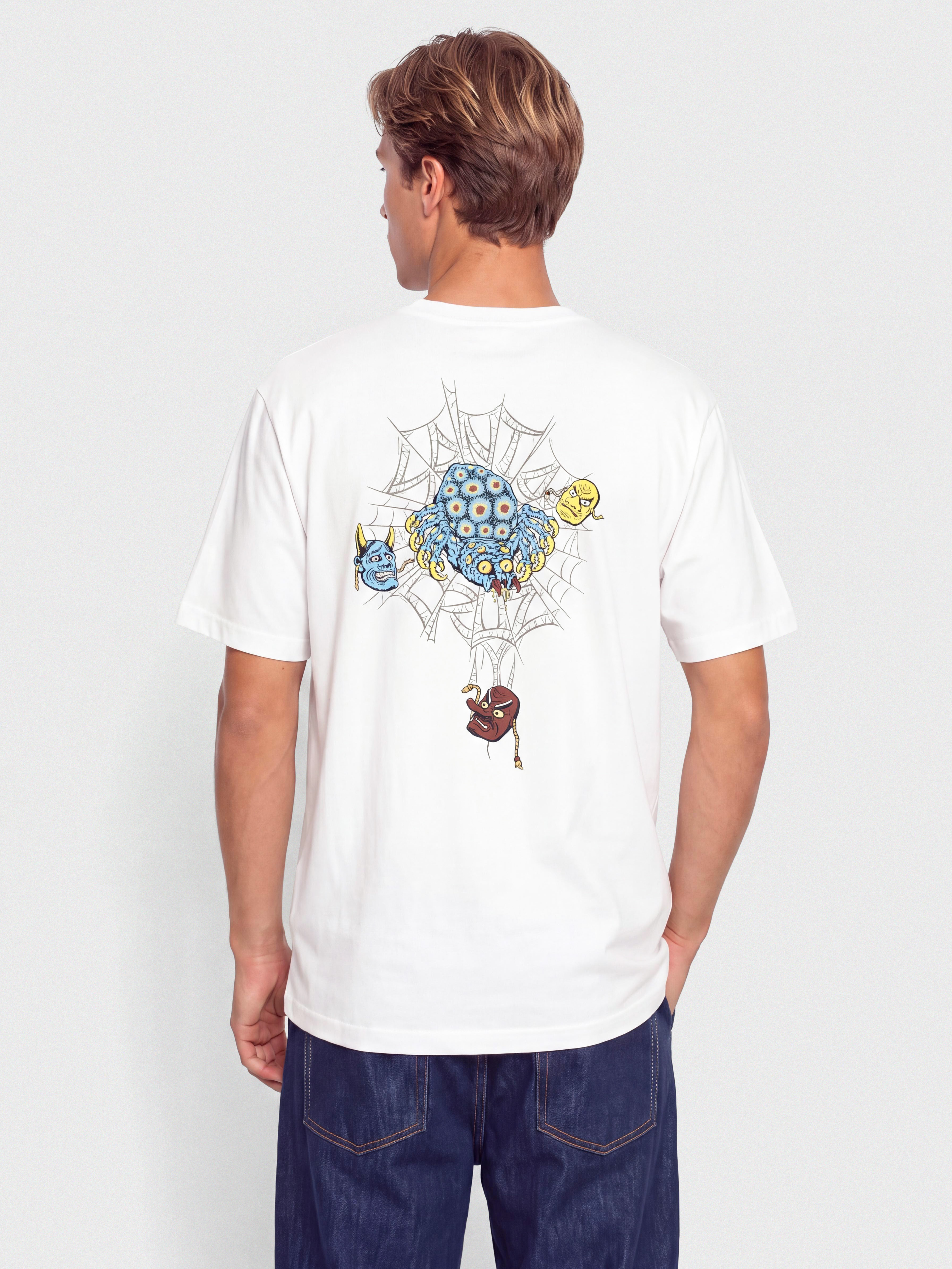 T-shirt Santa Cruz Dressen Spider (white)