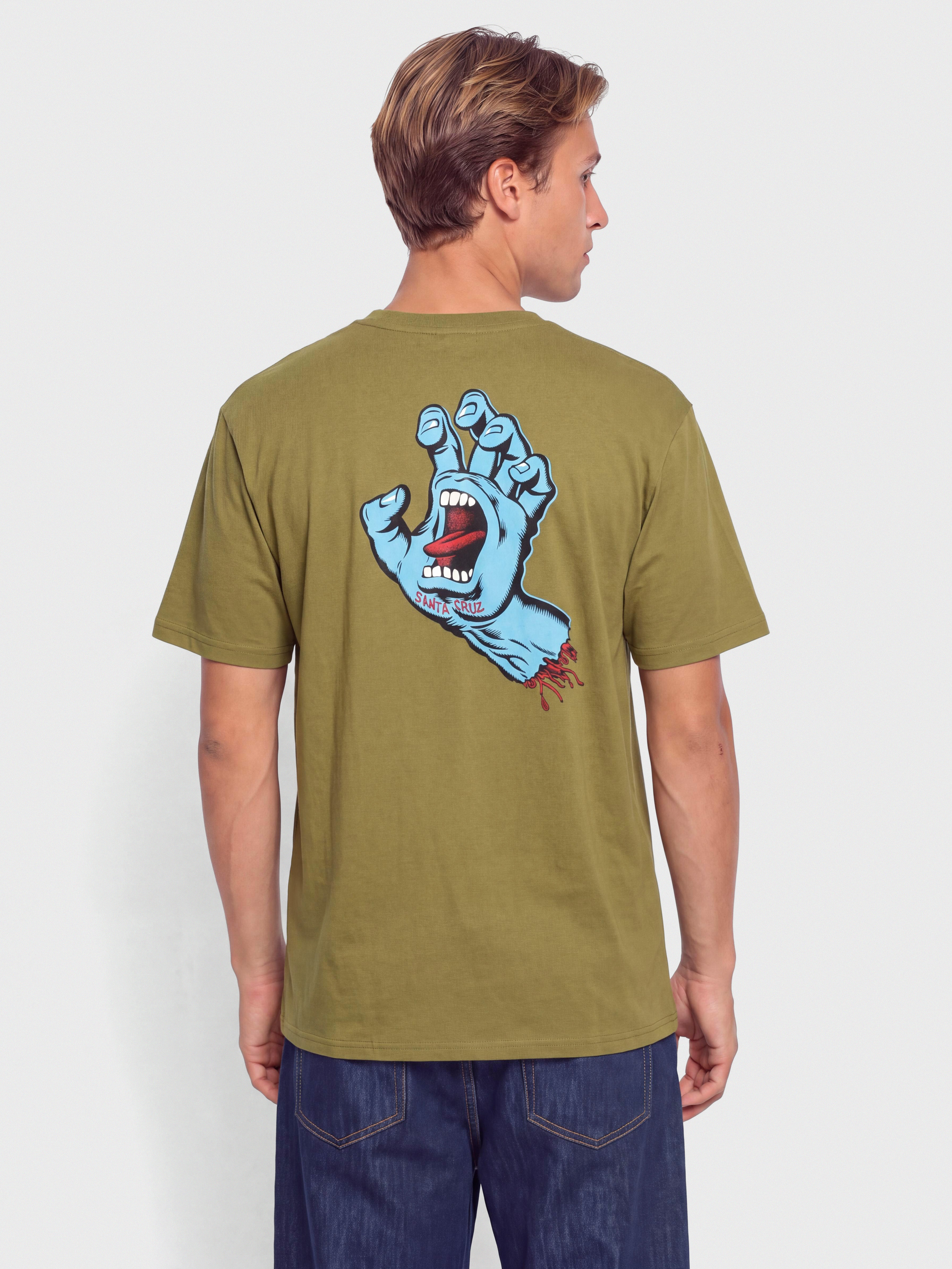 T-shirt Santa Cruz Screaming Hand Chest