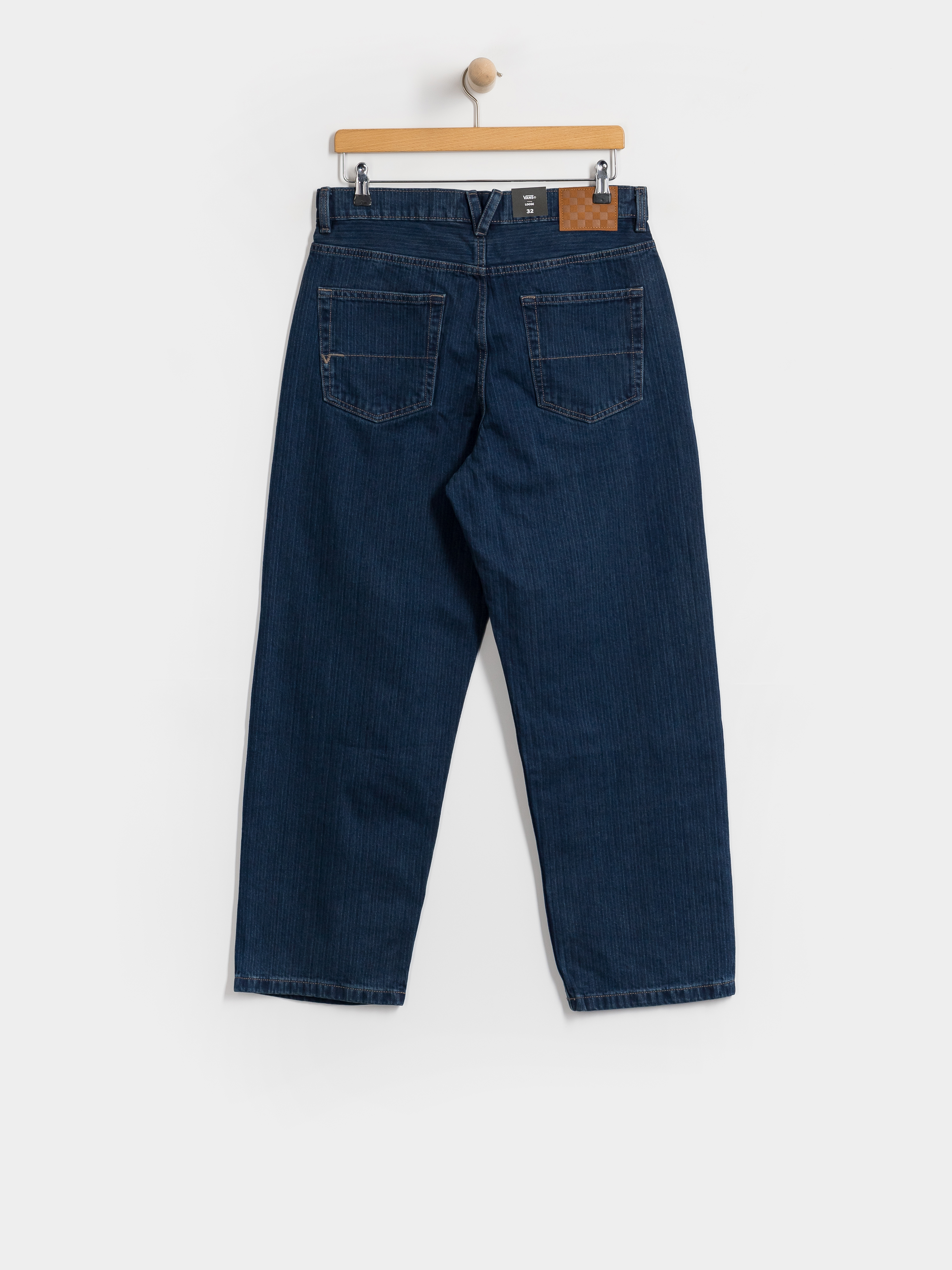 Spodnie Vans Check 5 Loose Denim Herringbone (indigo herringb)