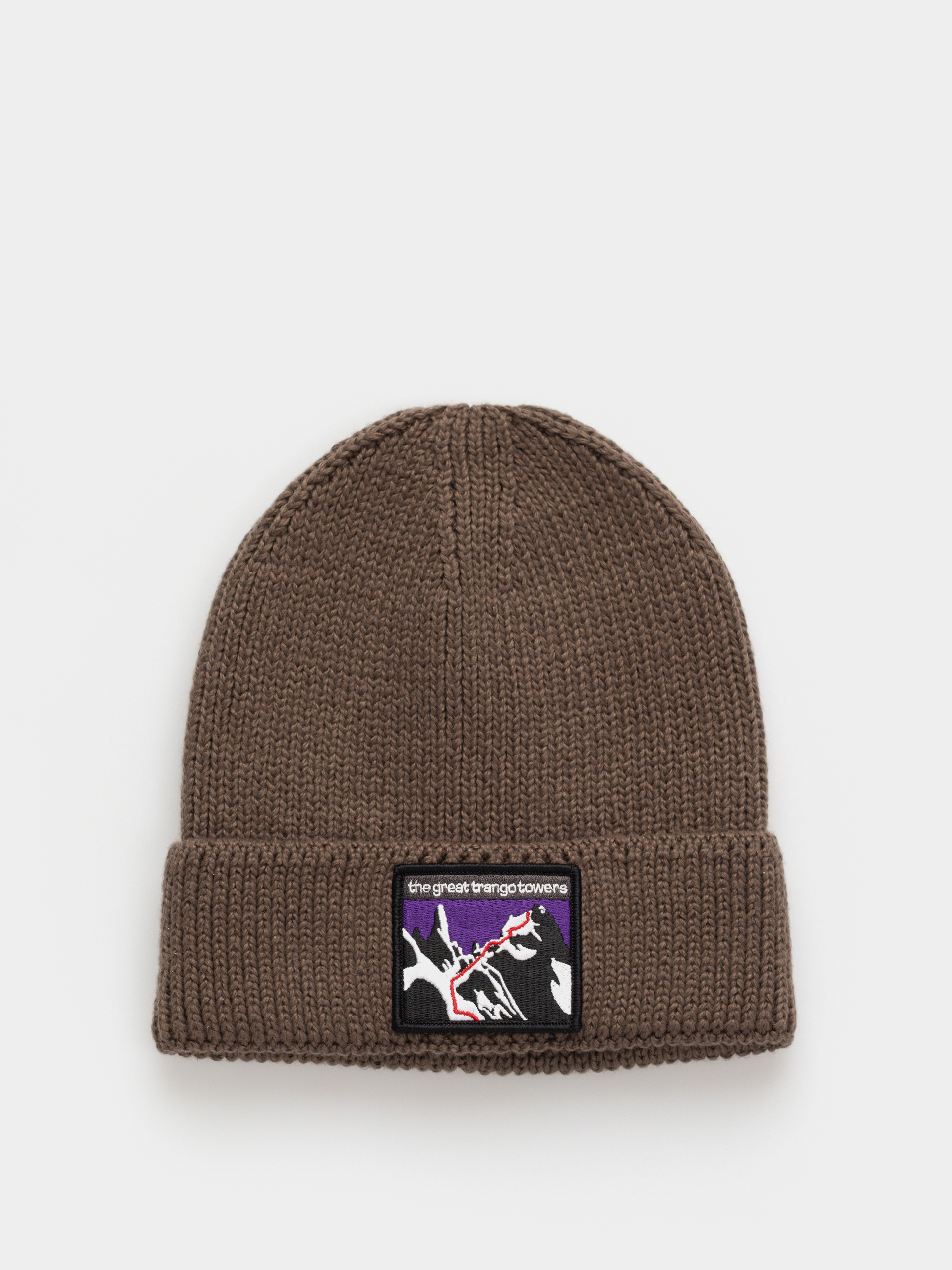 Czapka zimowa The North Face Tnf Logo Box Cuffed (smokey brown/expedition)