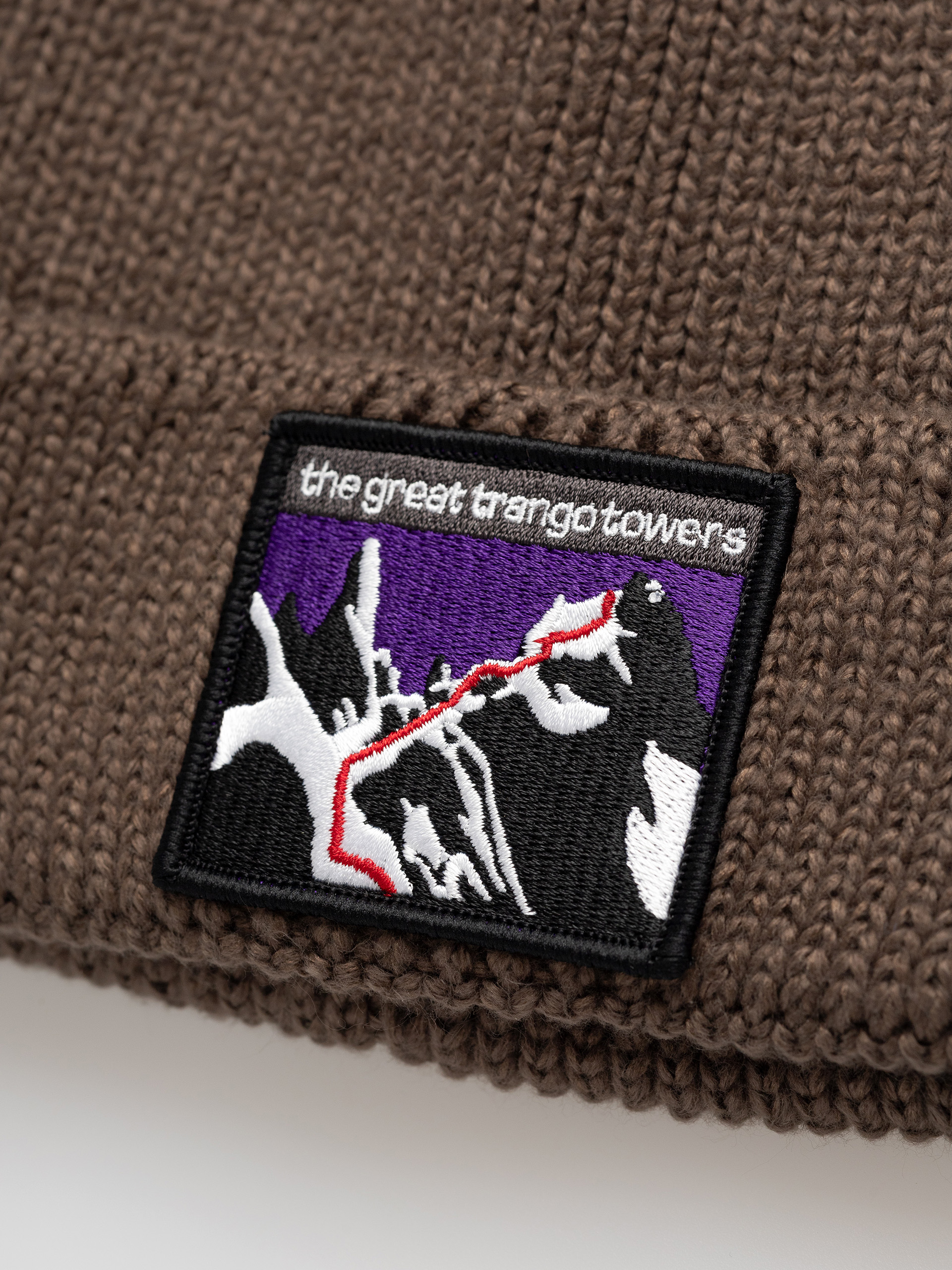 Czapka zimowa The North Face Tnf Logo Box Cuffed (smokey brown/expedition)