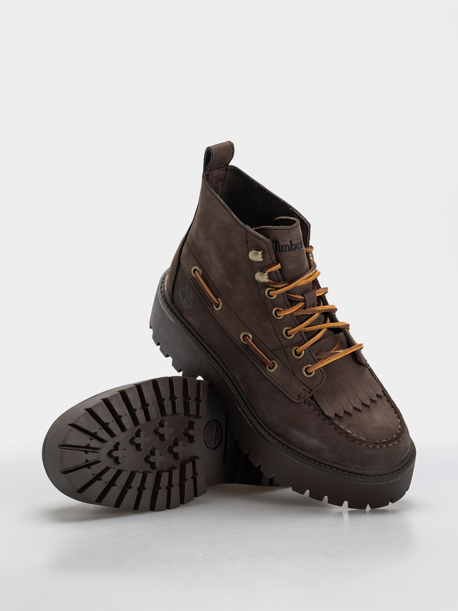 Buty zimowe Timberland Stone Street Mid Wmn (dark brown nubuck)