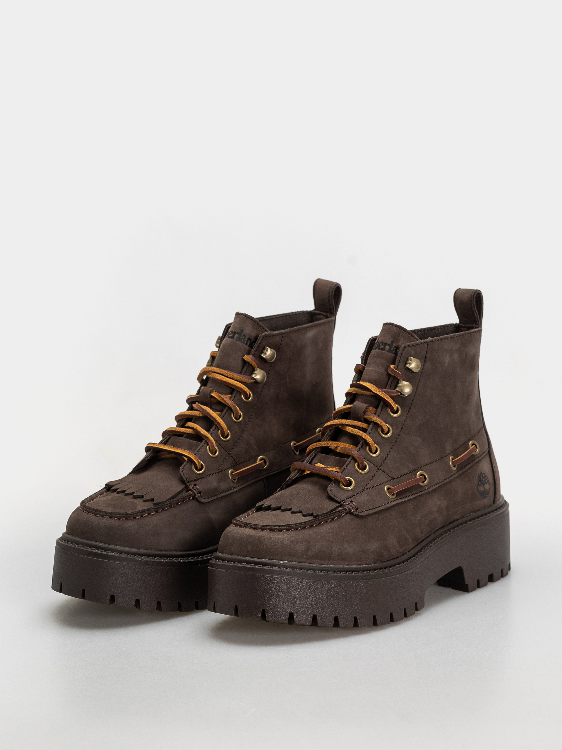 Buty zimowe Timberland Stone Street Mid Wmn (dark brown nubuck)