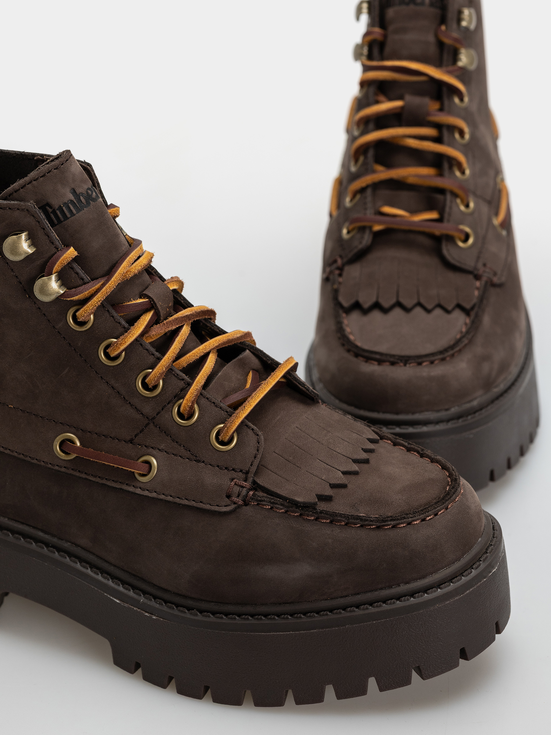Buty zimowe Timberland Stone Street Mid Wmn (dark brown nubuck)