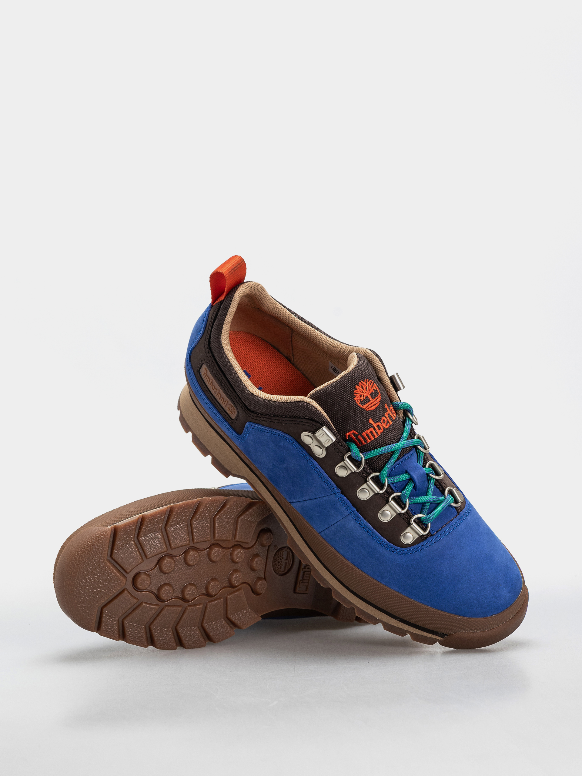Buty zimowe Timberland Euro Hiker Low Lace (bright blue nubuck)