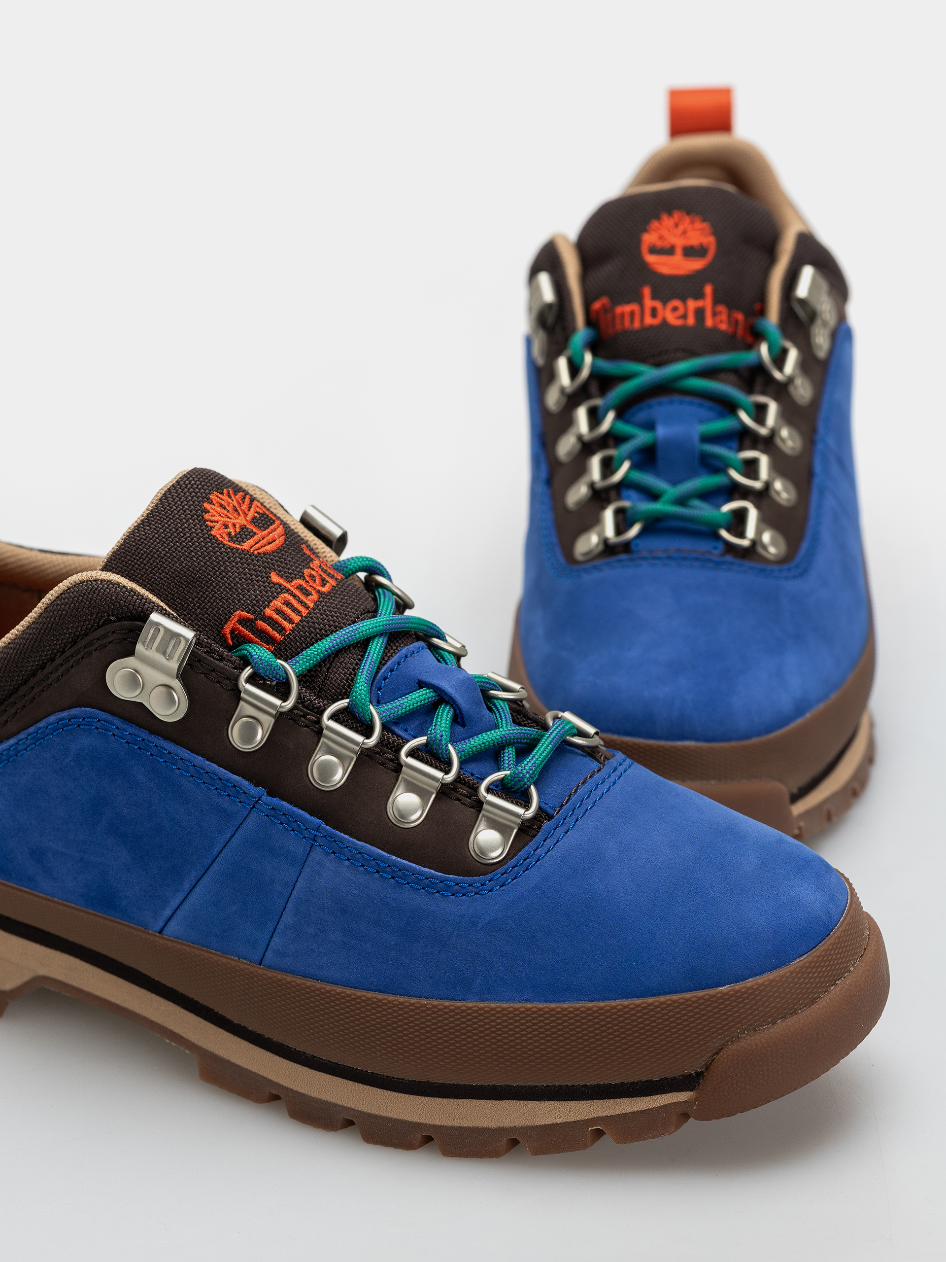 Buty zimowe Timberland Euro Hiker Low Lace (bright blue nubuck)