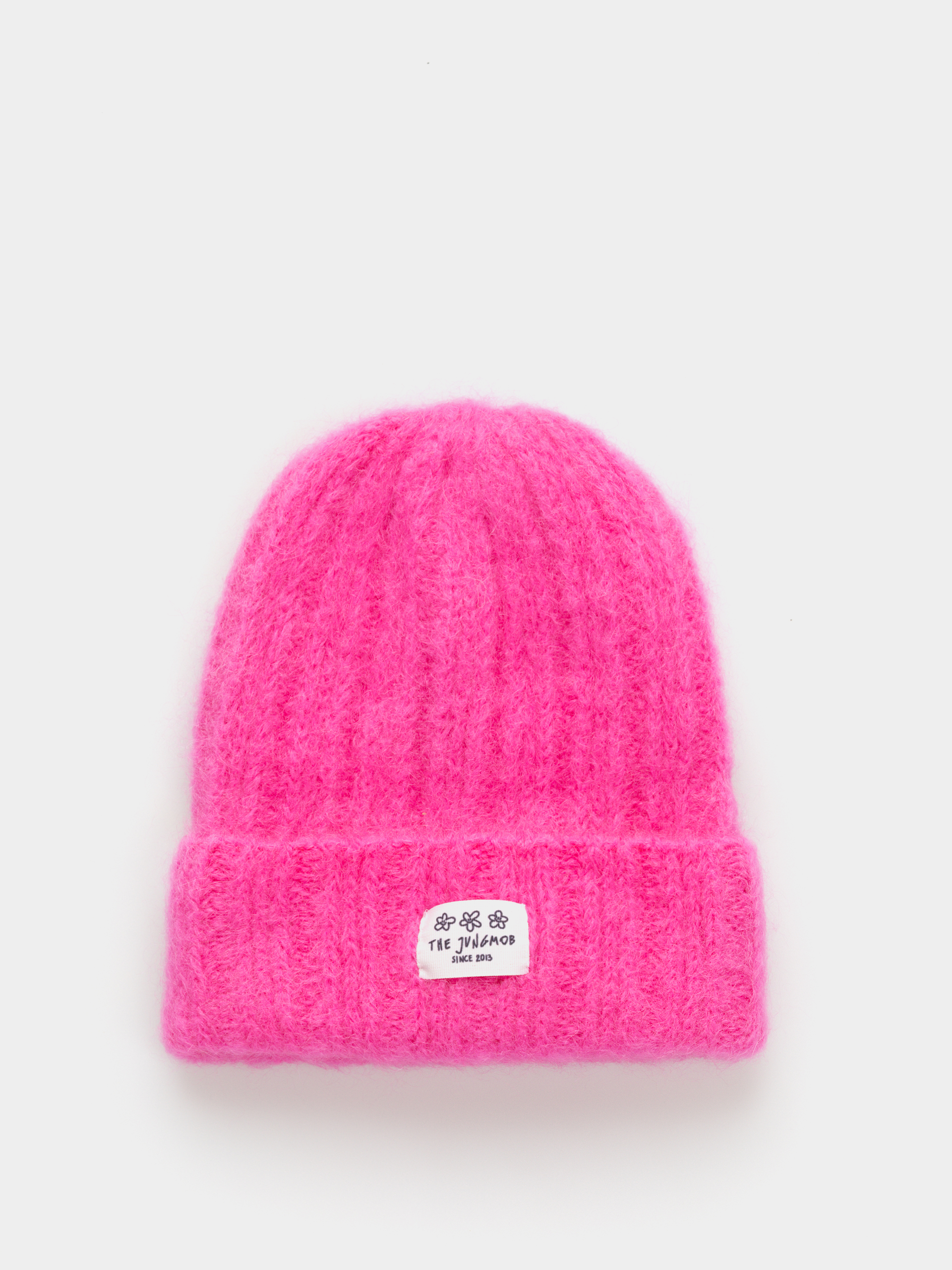 Czapka zimowa Jungmob Moher Fluffy (electric pink)