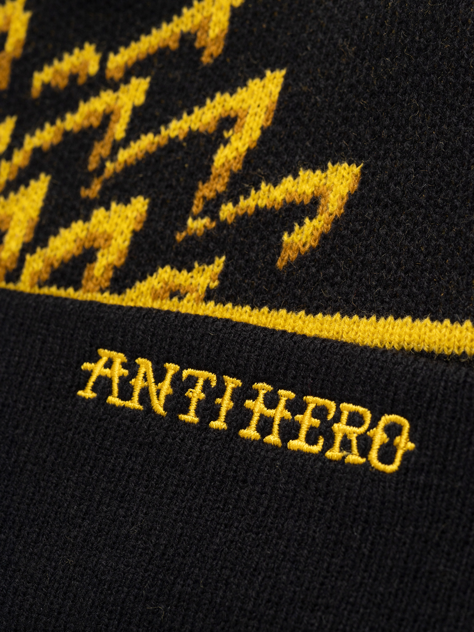 Czapka zimowa Antihero Eagle Pom (black/yellow)