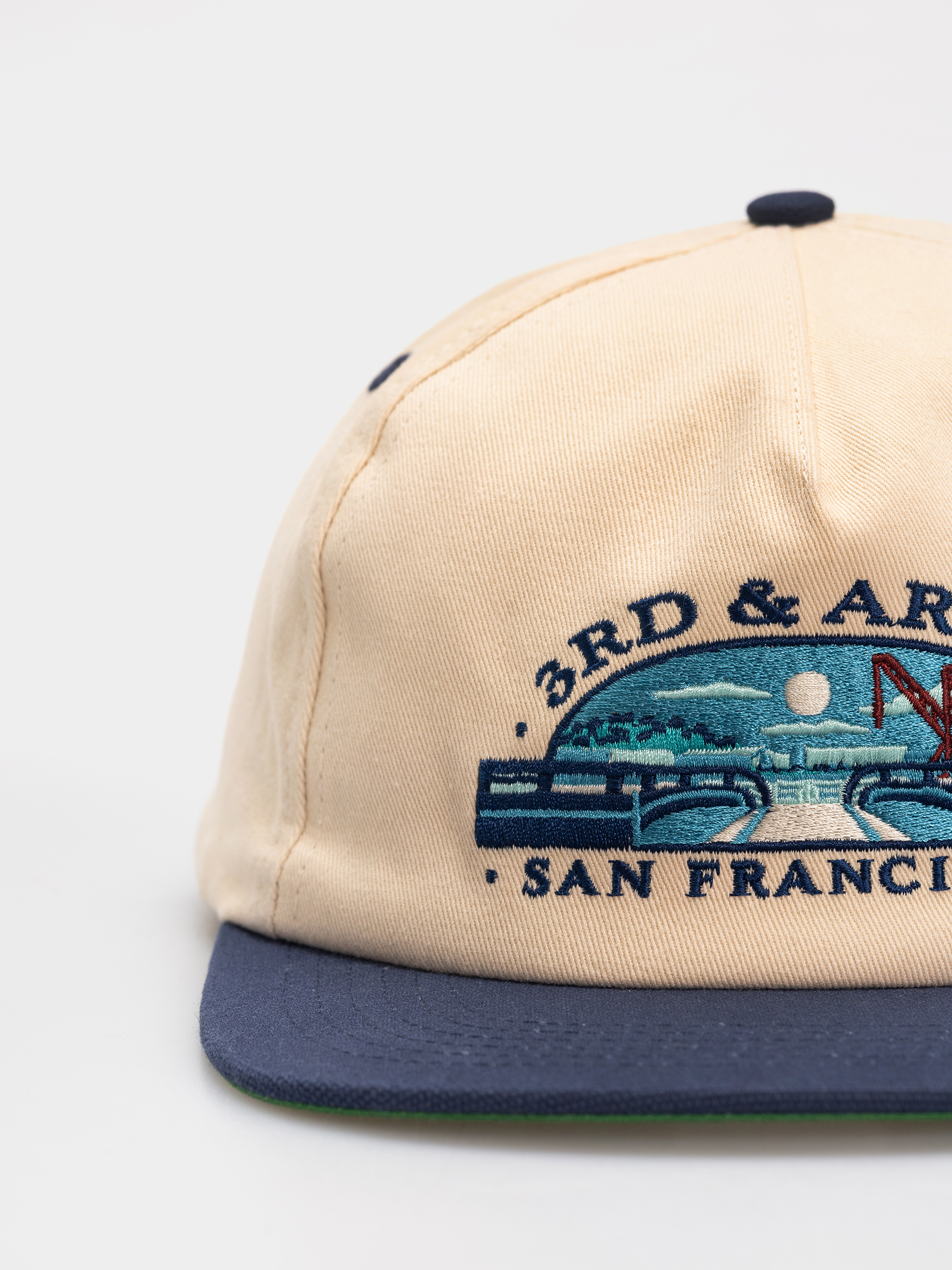 Czapka z daszkiem Real 3Rd & Army (natural/navy)