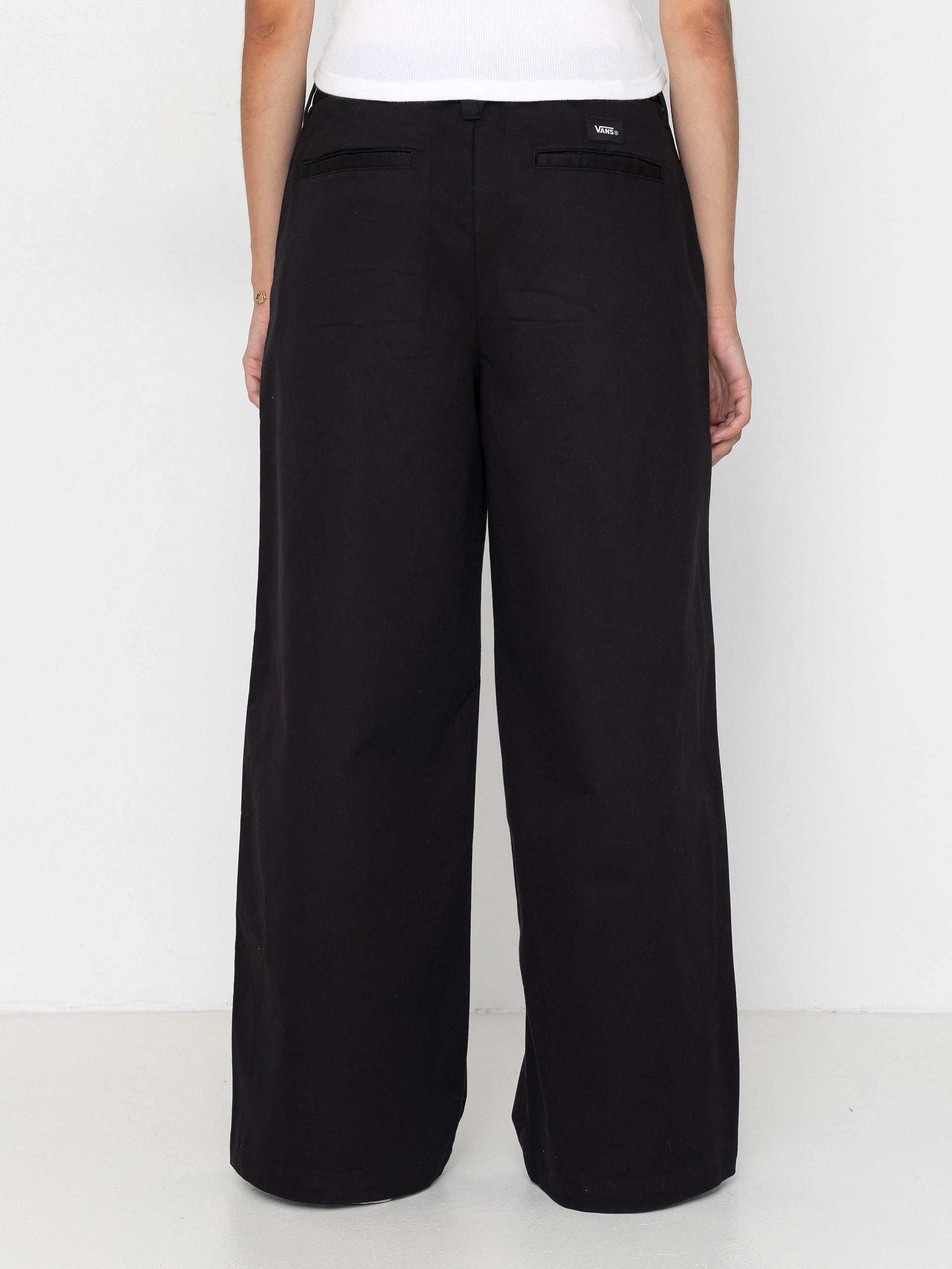 Spodnie Vans Authentic Chino Wide Wmn (black)