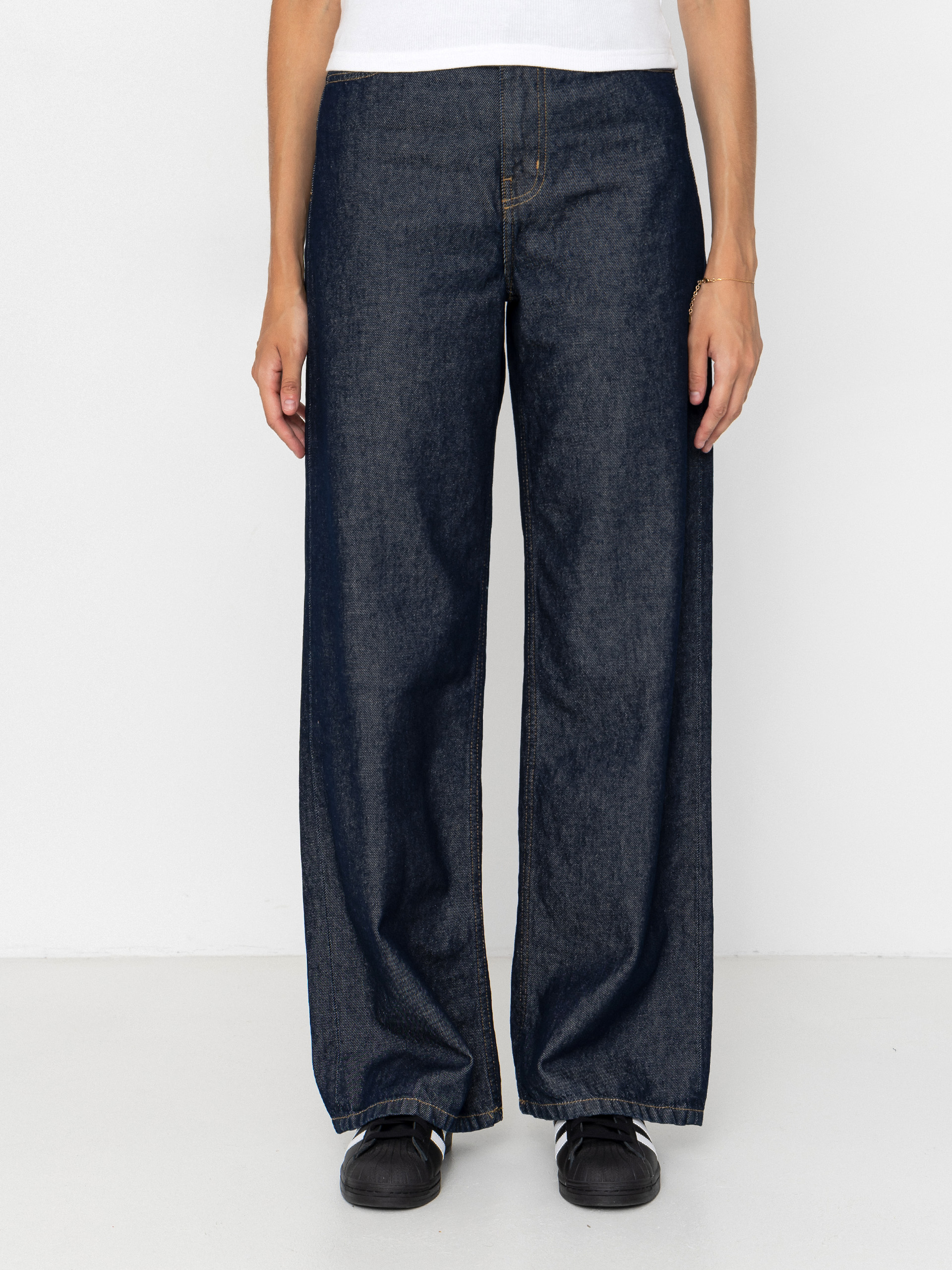 Spodnie Carhartt WIP Jane Wmn (blue/rinsed)