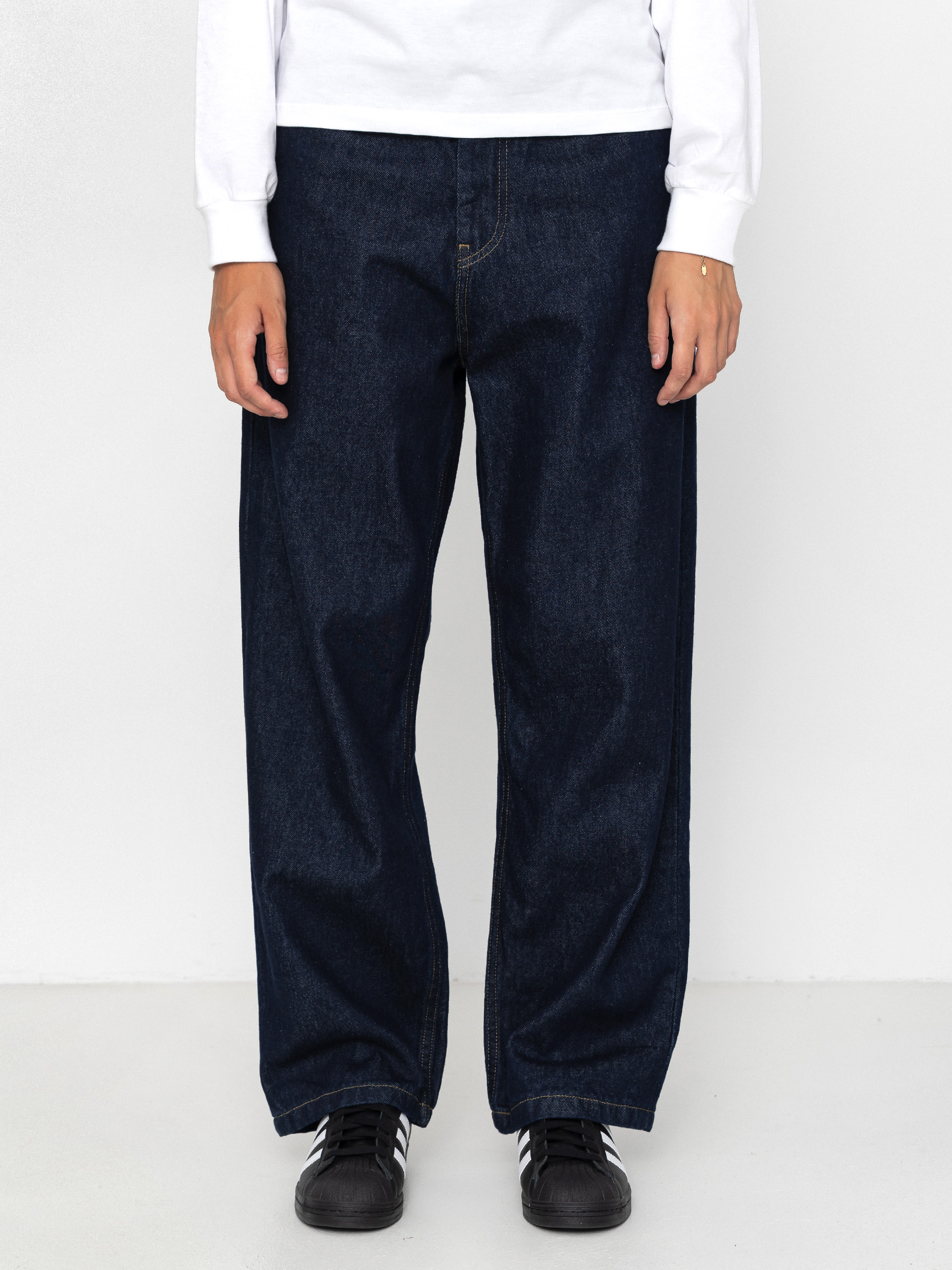 Spodnie Carhartt WIP Brandon Wmn (blue/rinsed)