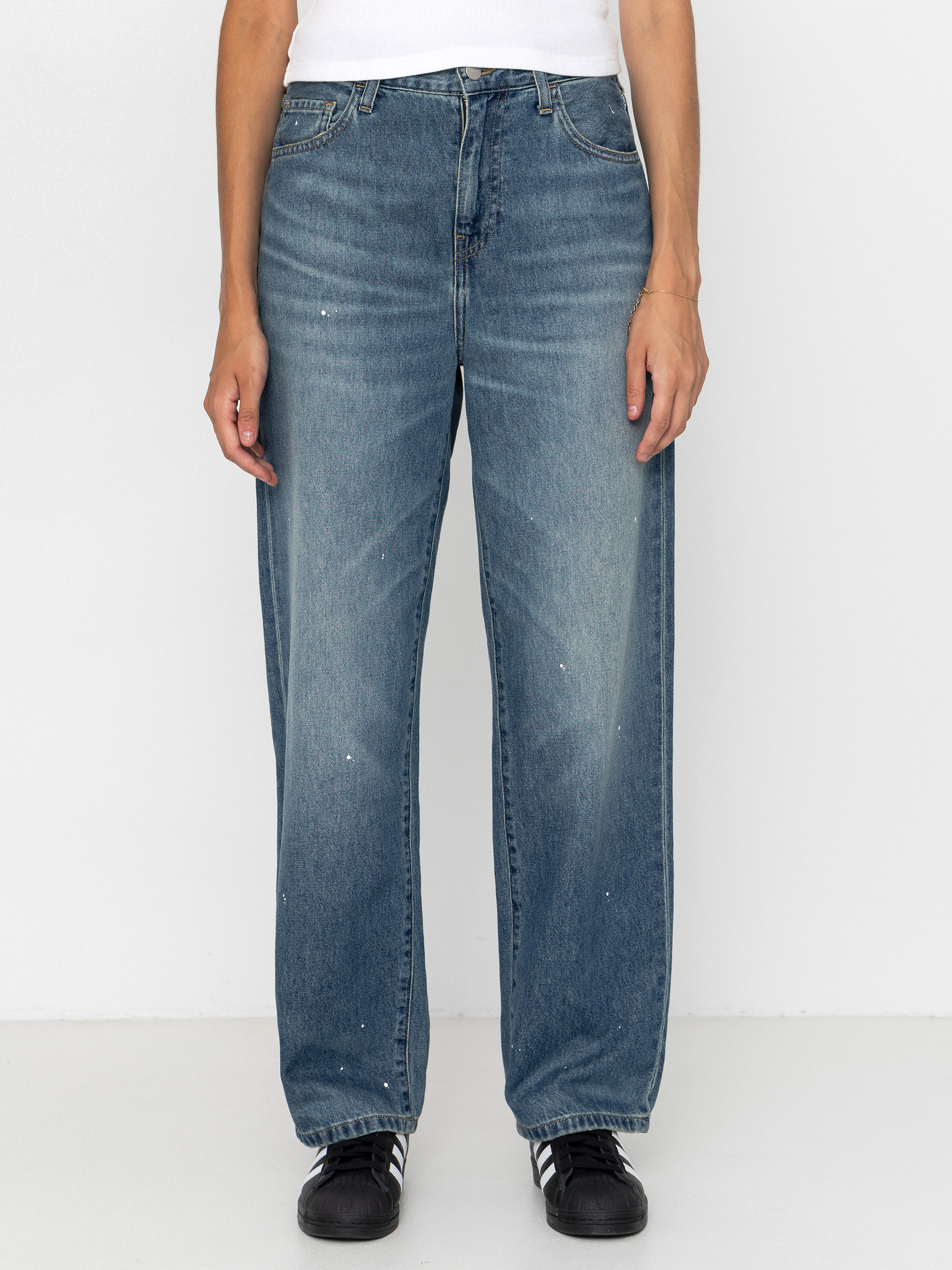 Spodnie Carhartt WIP Arin Wmn (blue)