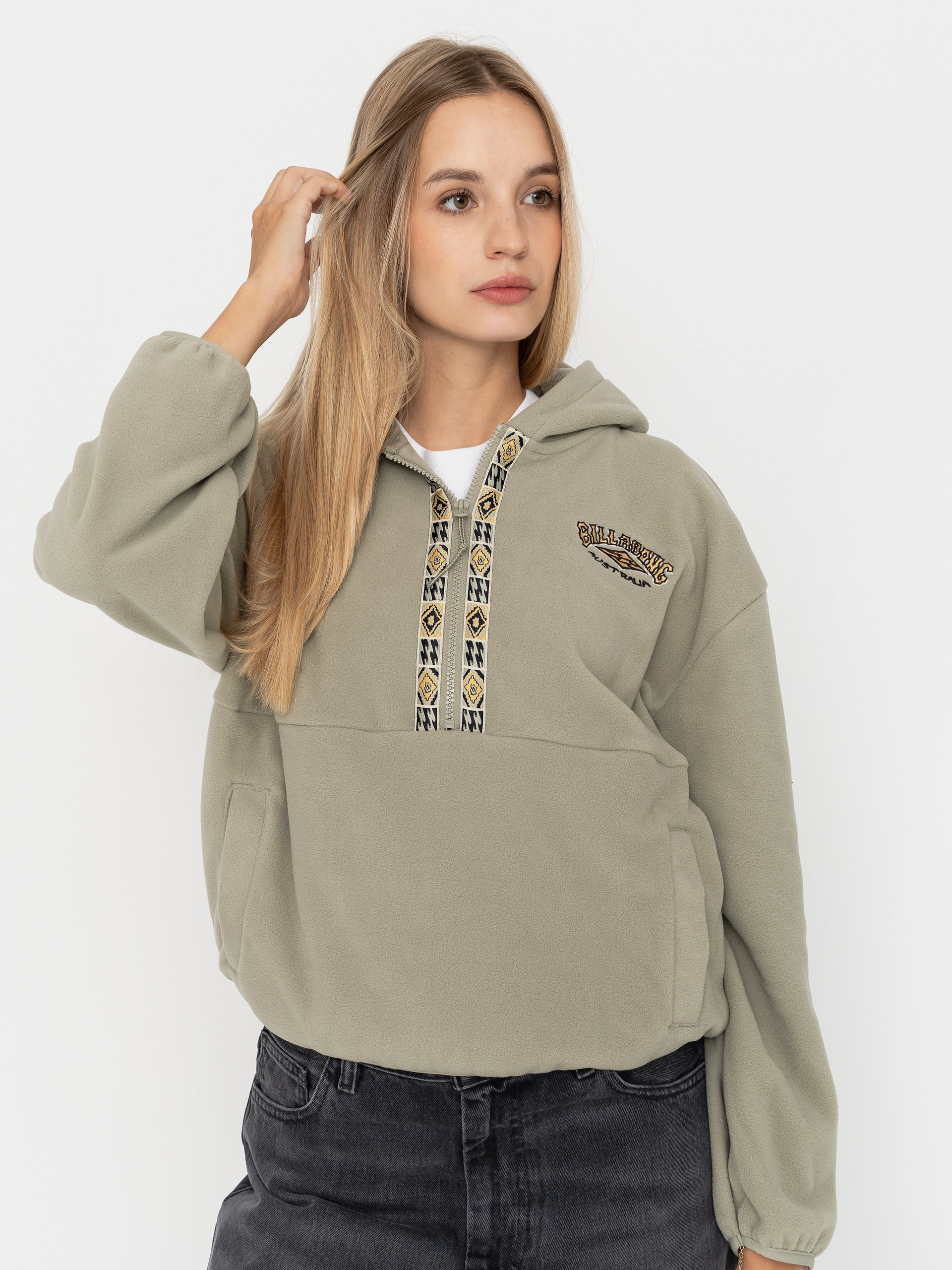 Bluza z kapturem Billabong Winter Camp HD Wmn (seagrass)