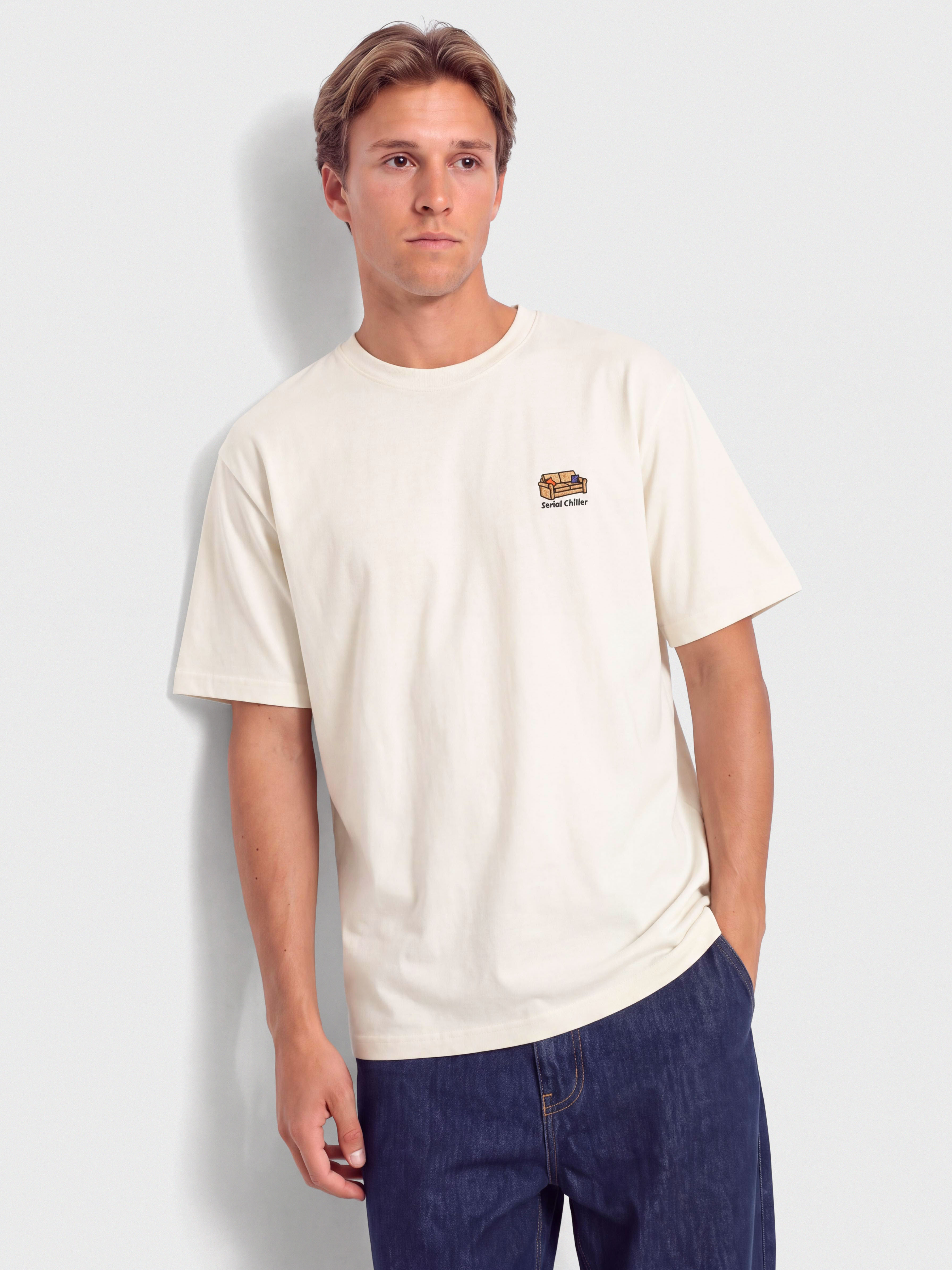 T-shirt Iriedaily Serial Chiller (undyed)