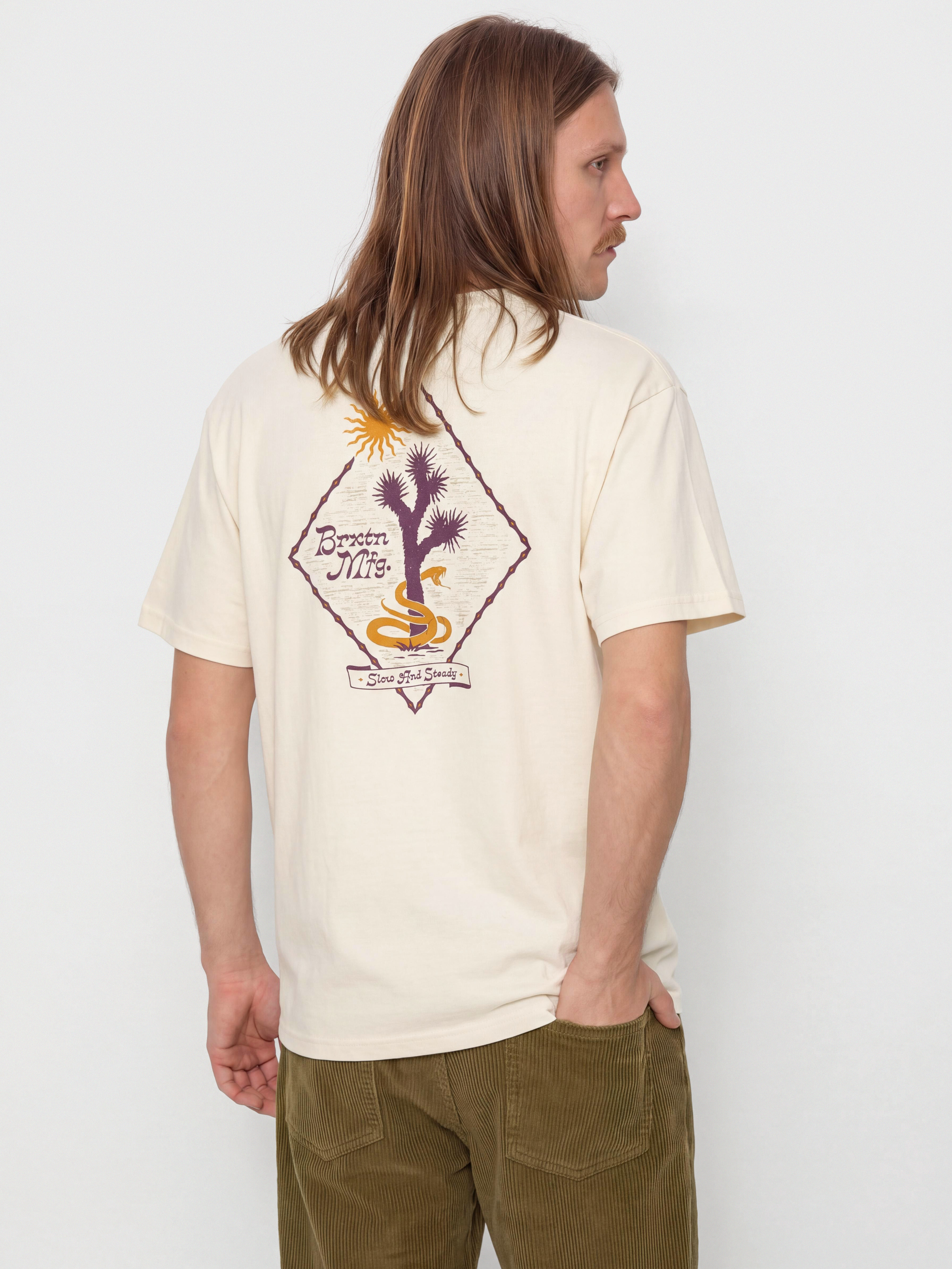 T-shirt Brixton Steady Stnd (cream)