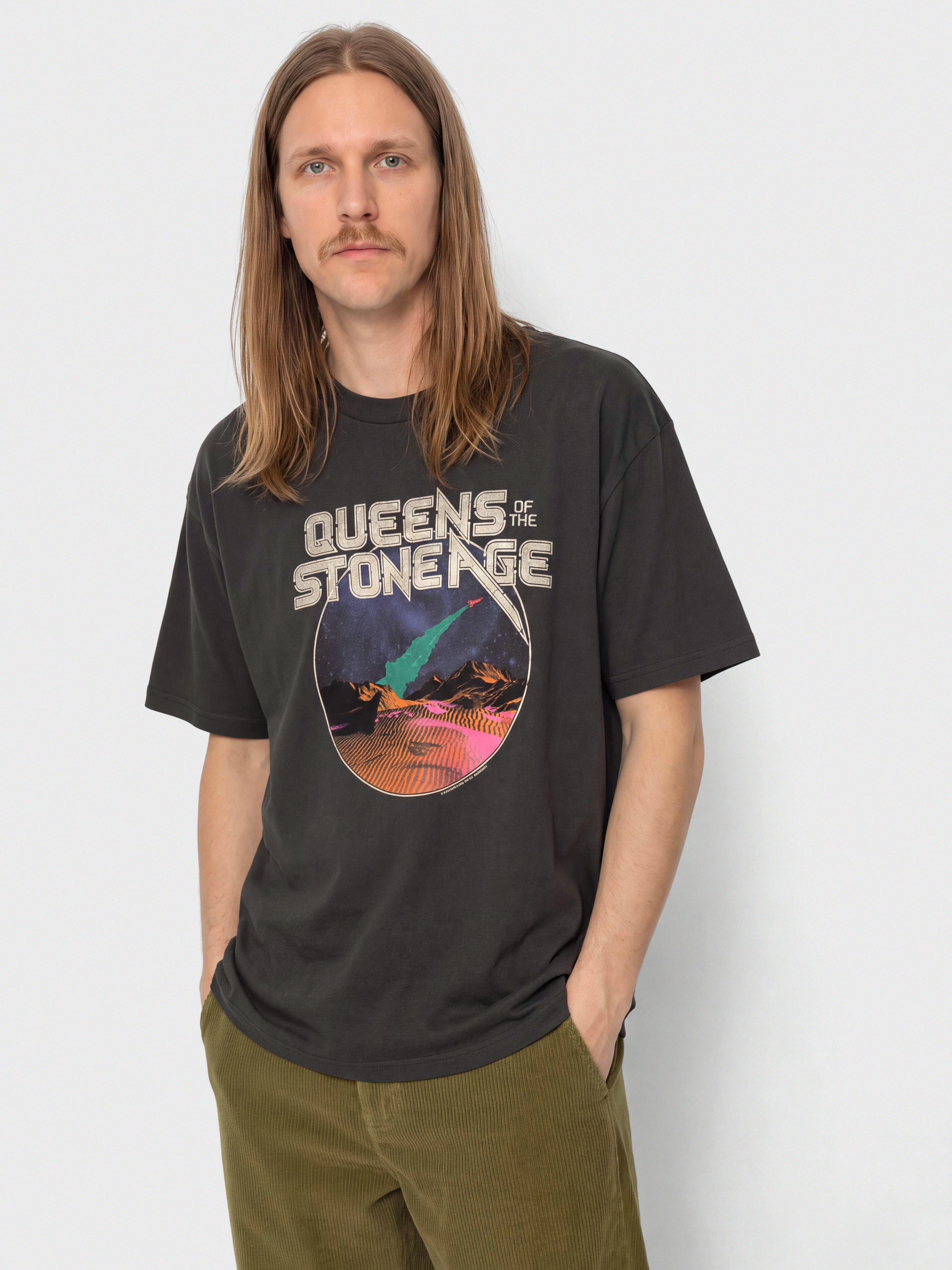 T-shirt Vans Queens Of The Stone Age Desert Sessions (faded black)