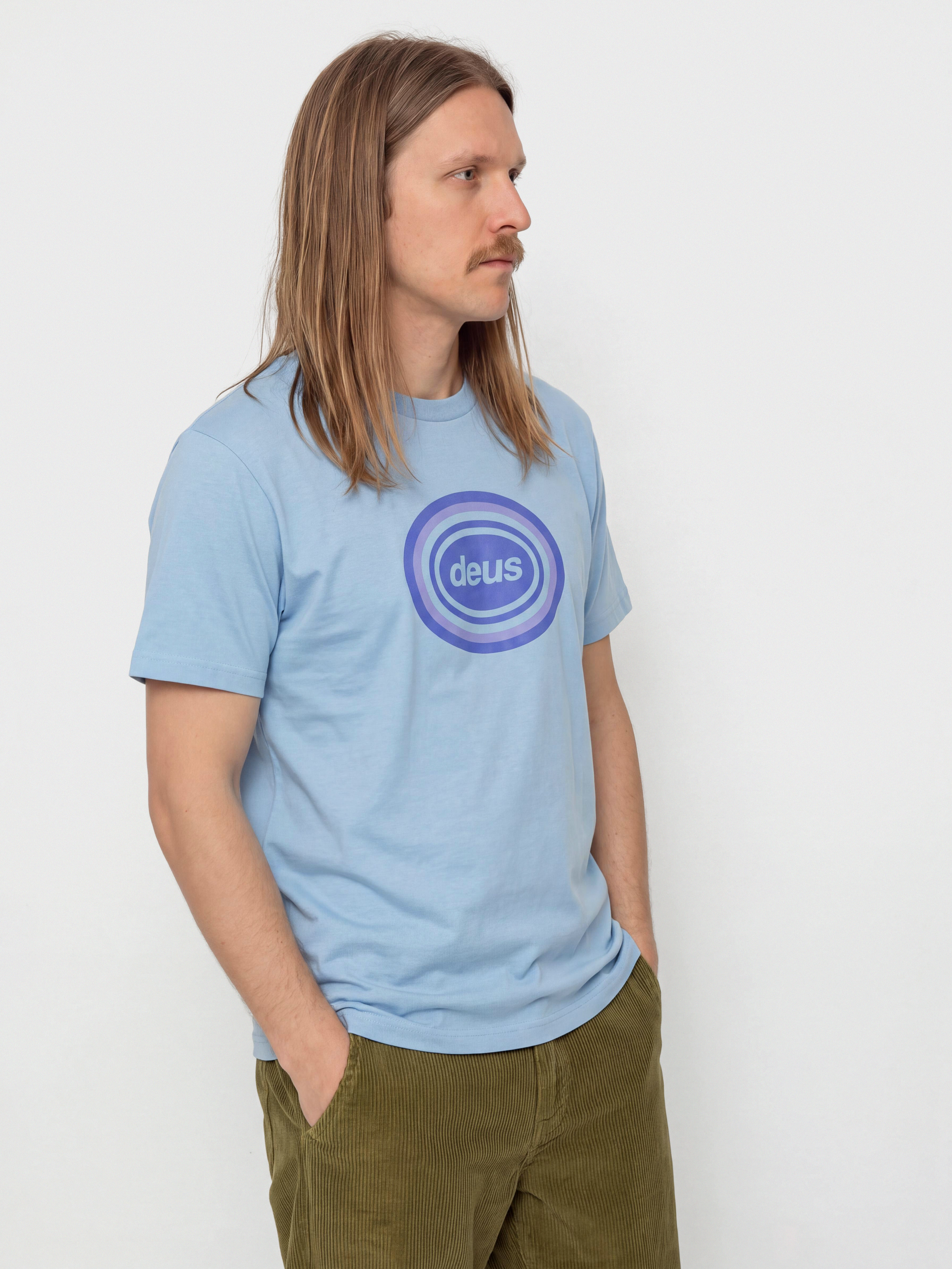 T-shirt Deus Ex Machina Refuge (glacier blue)