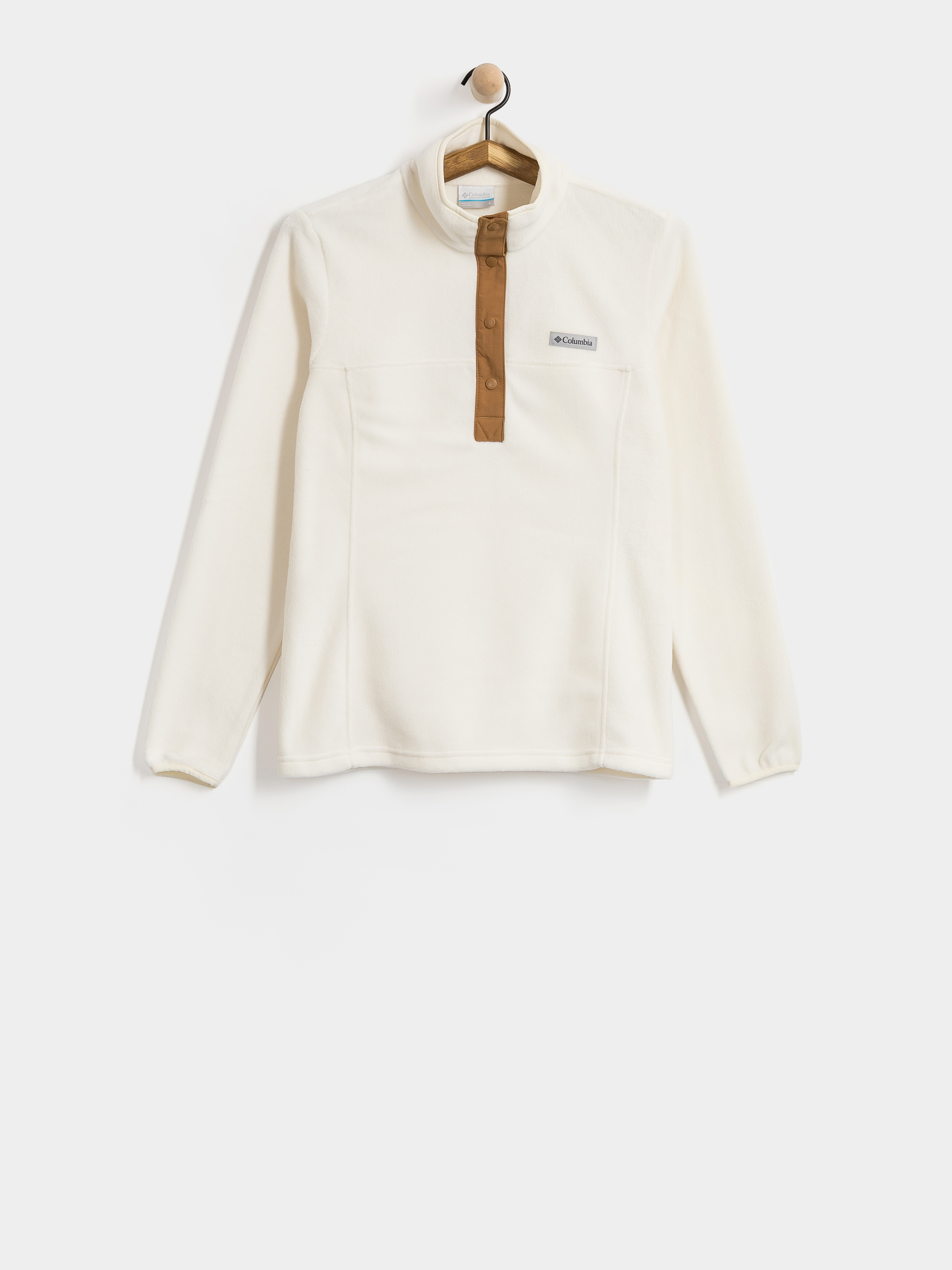 Damski Polar Columbia Benton Springs 1/2 Snap Pull Over II (chalk/camel brown)