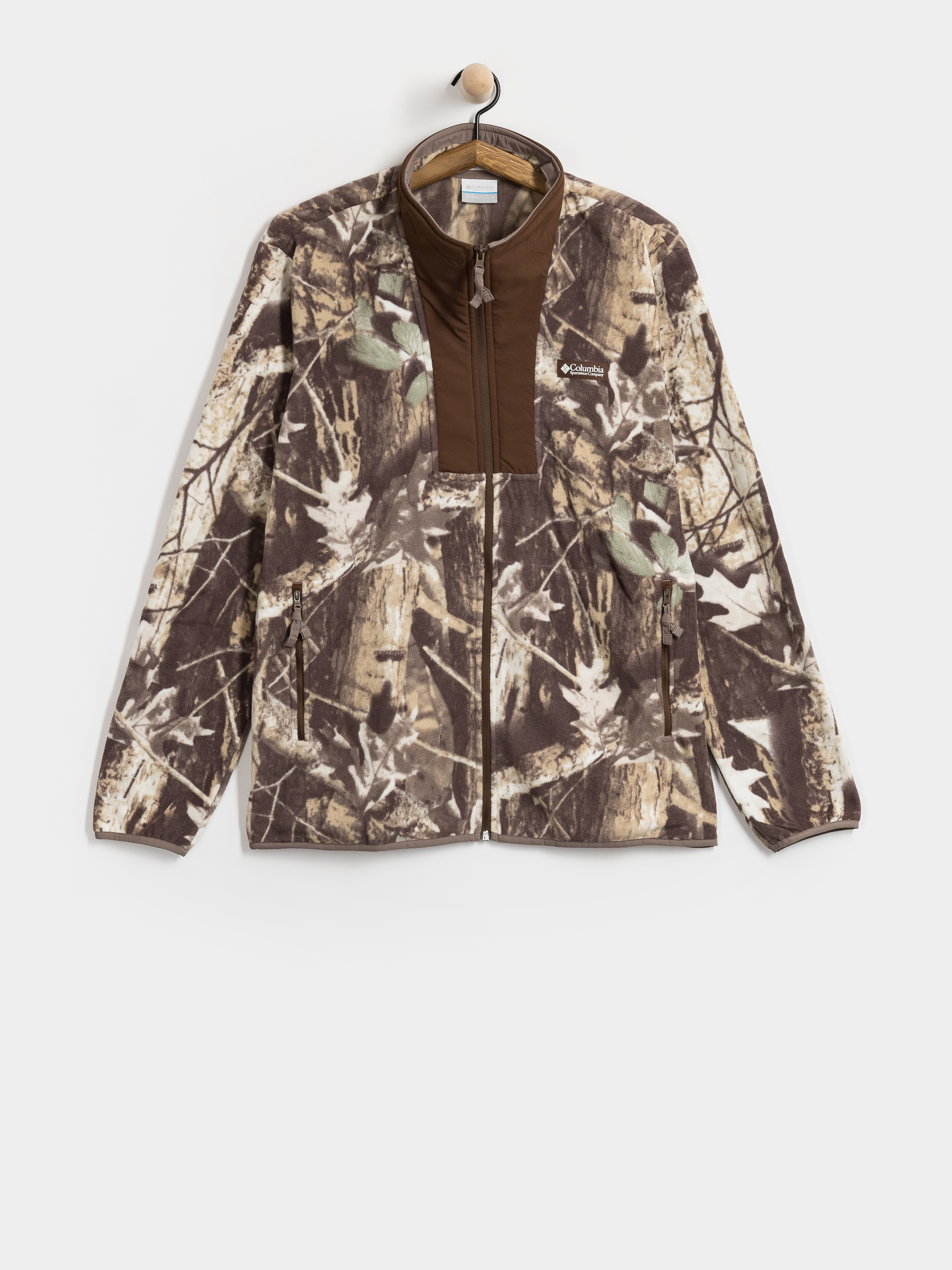Męski Polar Columbia Sequoia Grove II Full Zip Printed (iron timberwolf)