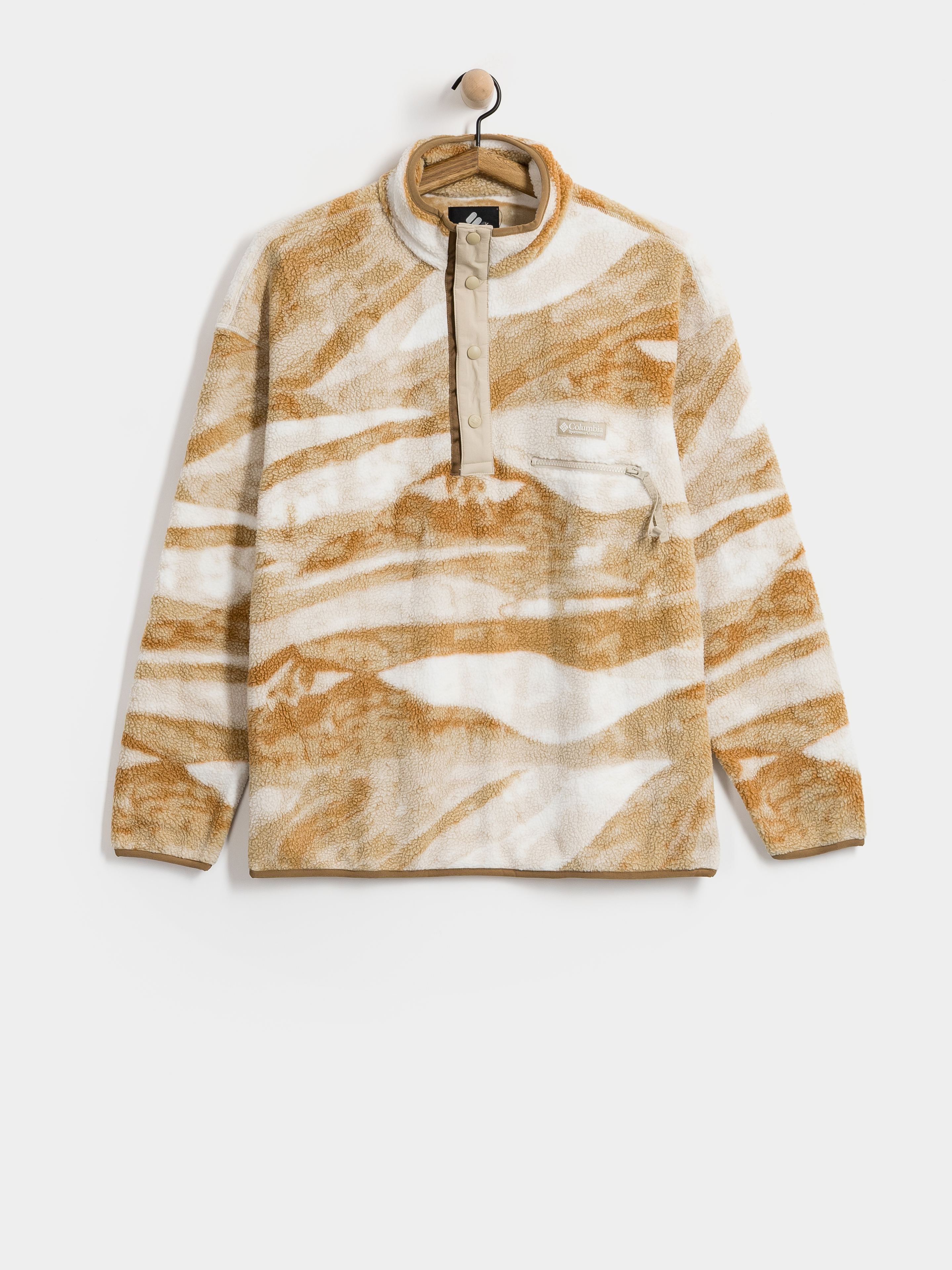 Polar Columbia Helvetia II Printed Half Snap (sea salt summit)