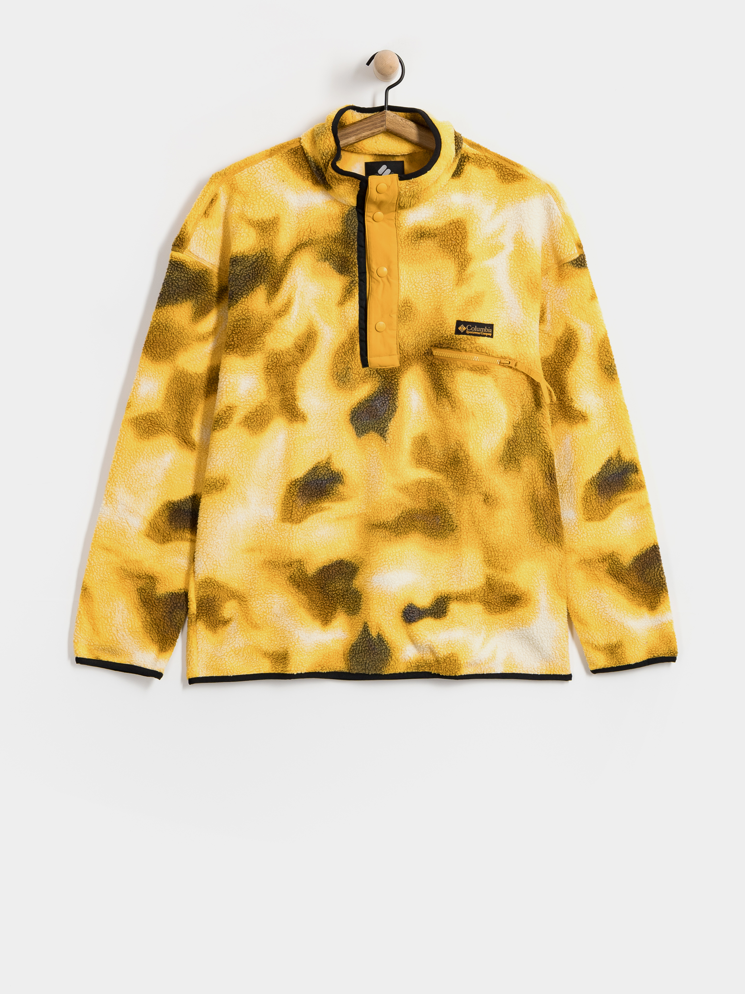 Męski Polar Columbia Helvetia II Printed Half Snap (squash dyeflow)