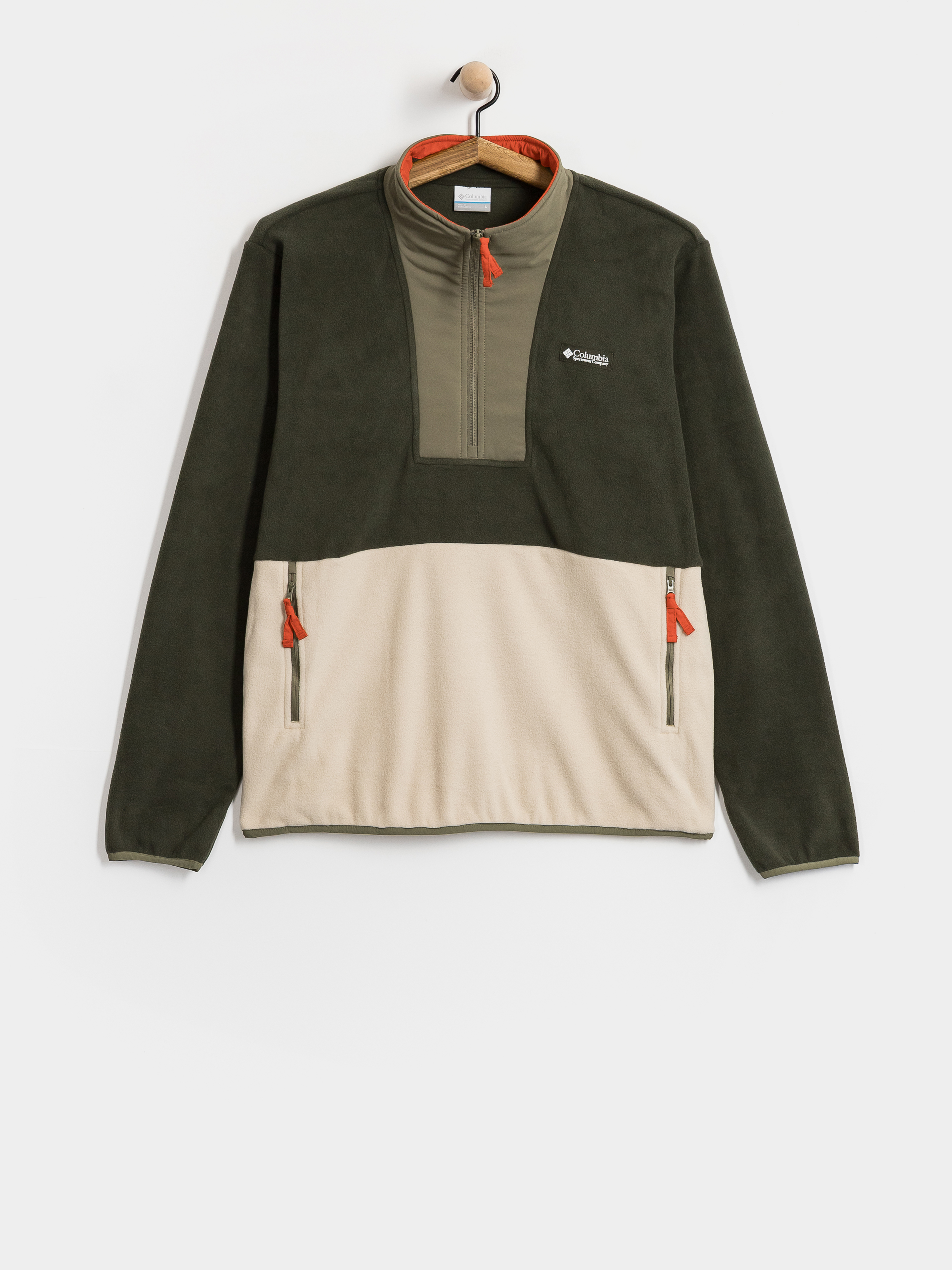 Polar Columbia Sequoia Grove II Half Zip (greenscape/anccient fossil)