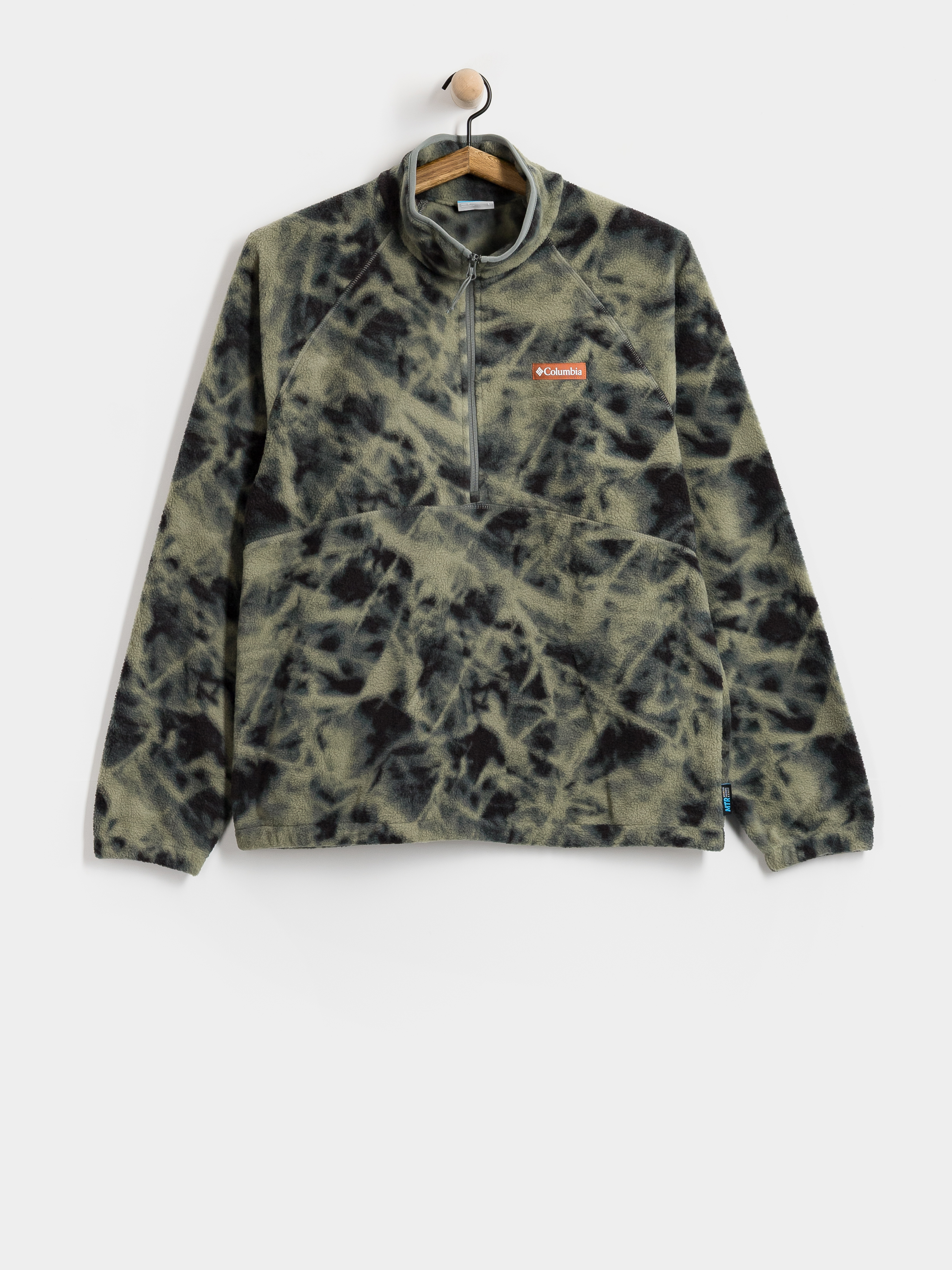 Polar Columbia Timber Crest MTR Printed Half Zip (sedona sage/icypeaks)