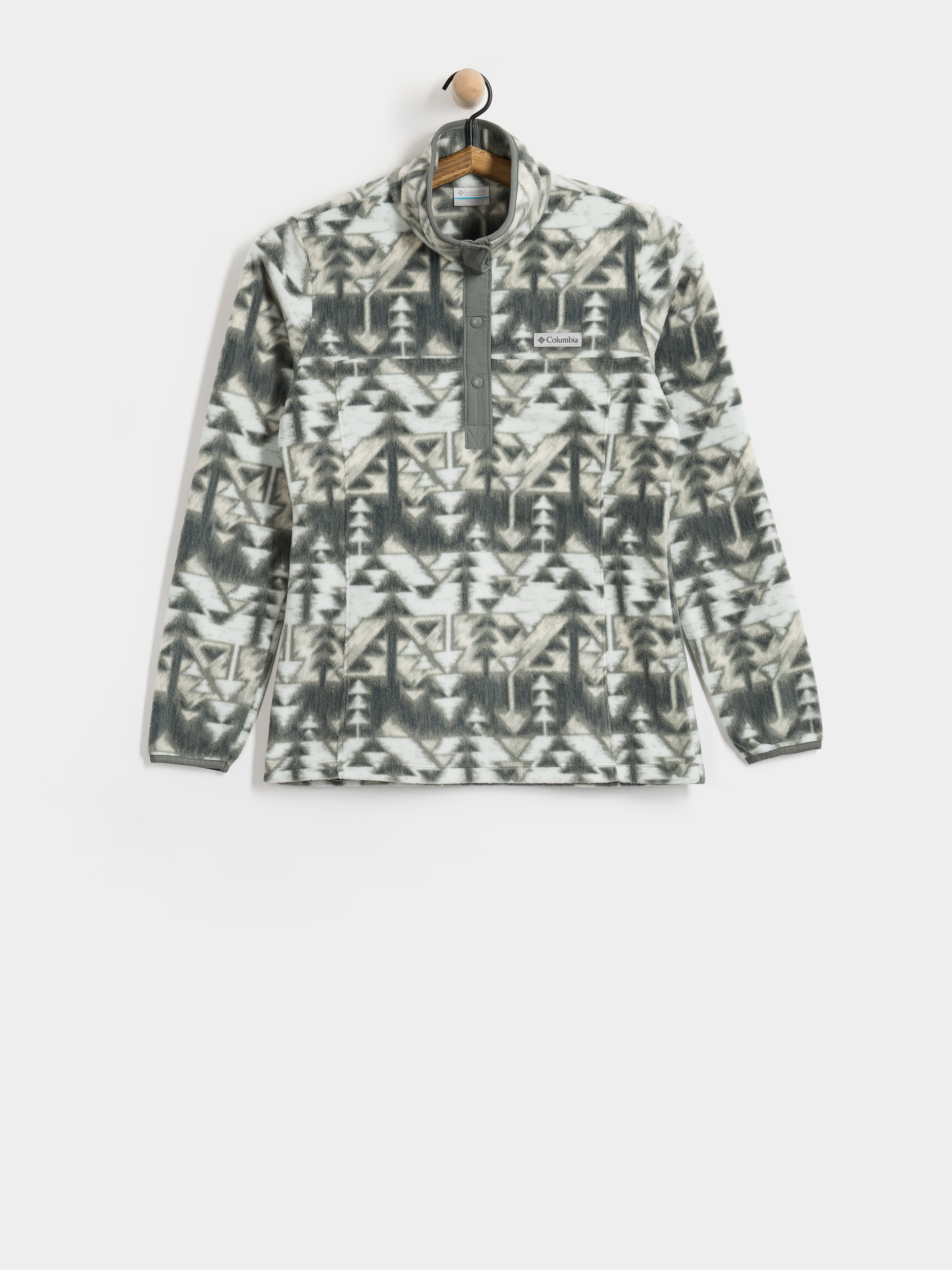 Damski Polar Columbia Benton Springs Printed 1/2 Snap (sedona sage/sketchup)