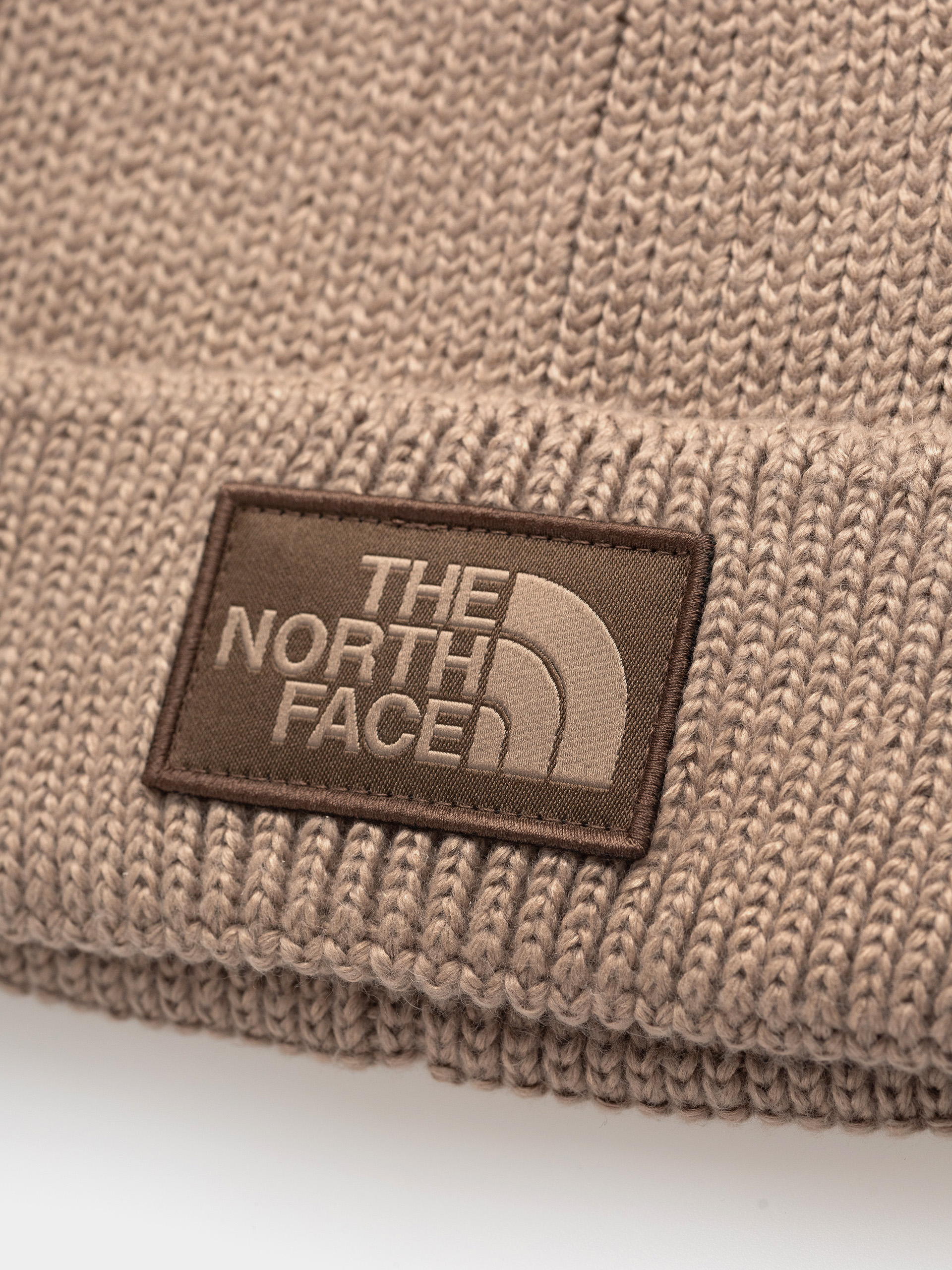 Czapka zimowa The North Face Tnf Logo Box Cuffed (garnet)
