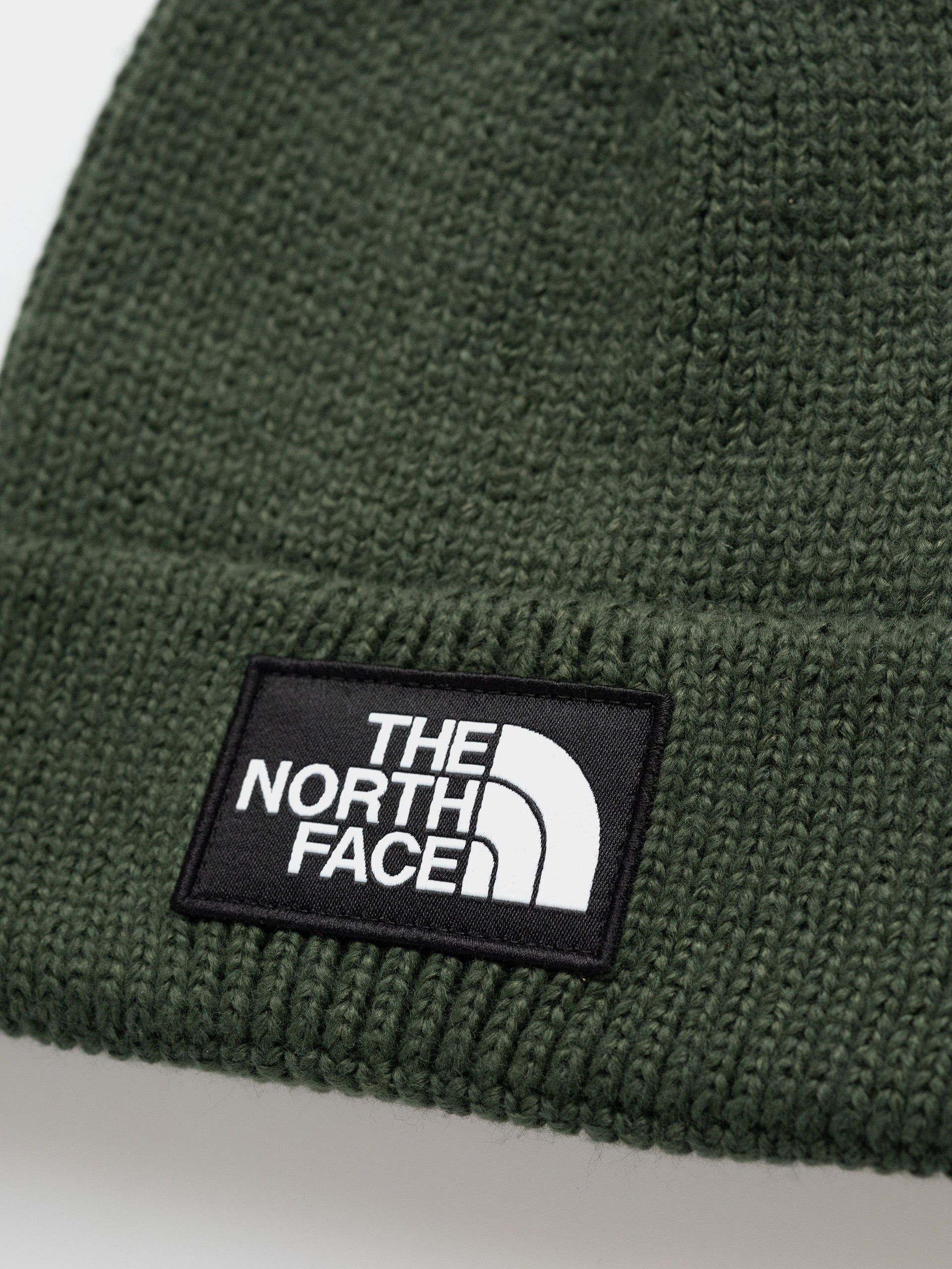Czapka zimowa The North Face Tnf Logo Box Cuffed (bottle green)