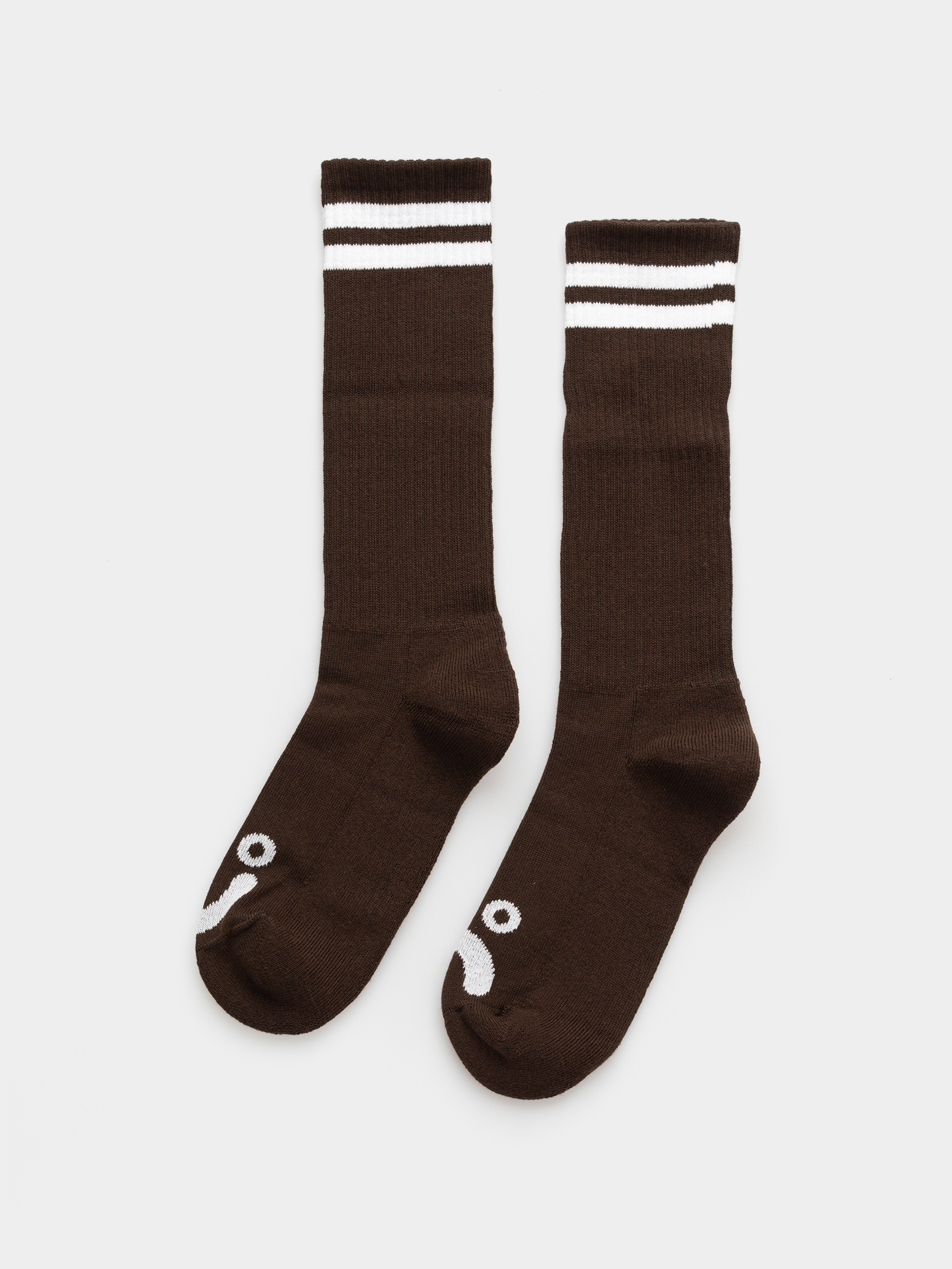 Skarpetki Polar Skate Long Happy Sad (brown/white)