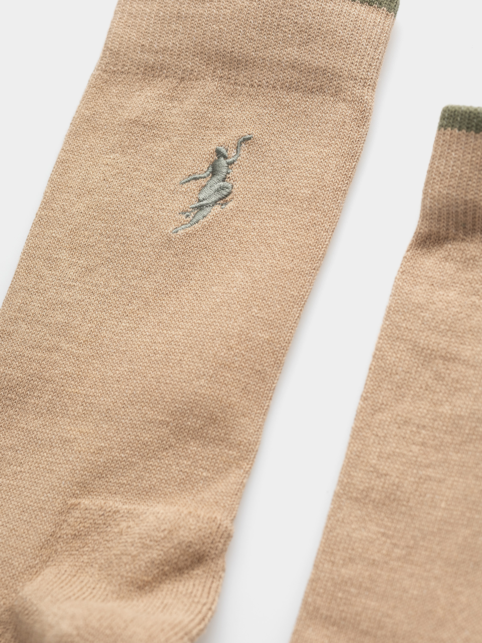 Skarpetki Polar Skate No Complies Forever (beige/olive)