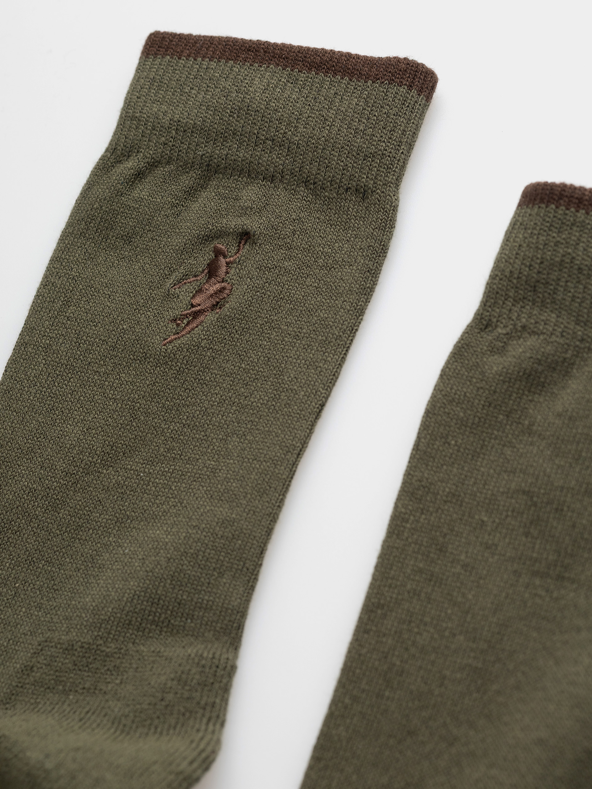 Skarpetki Polar Skate No Complies Forever (army green/brown)