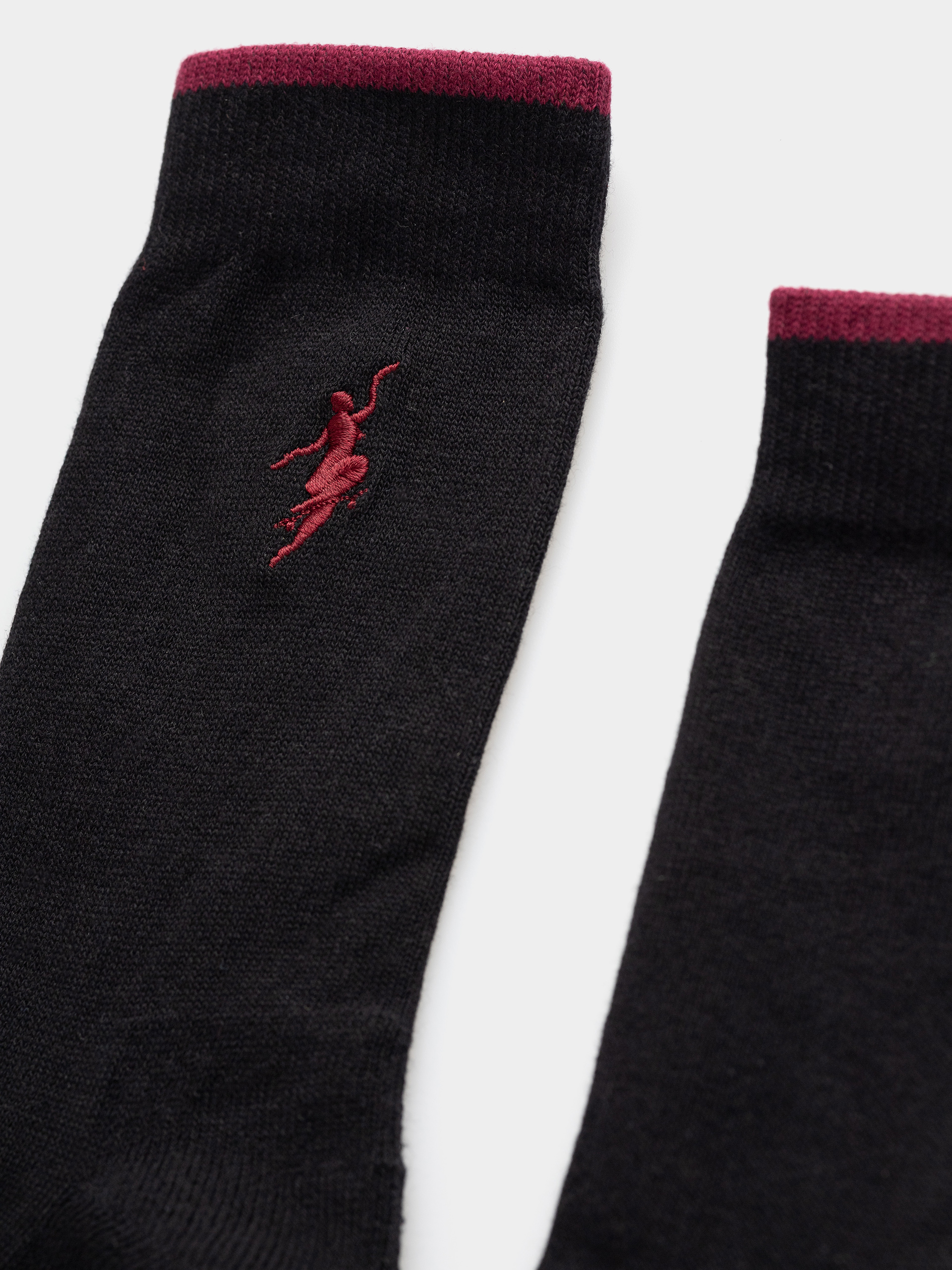 Skarpetki Polar Skate No Complies Forever (black/redcurrant)