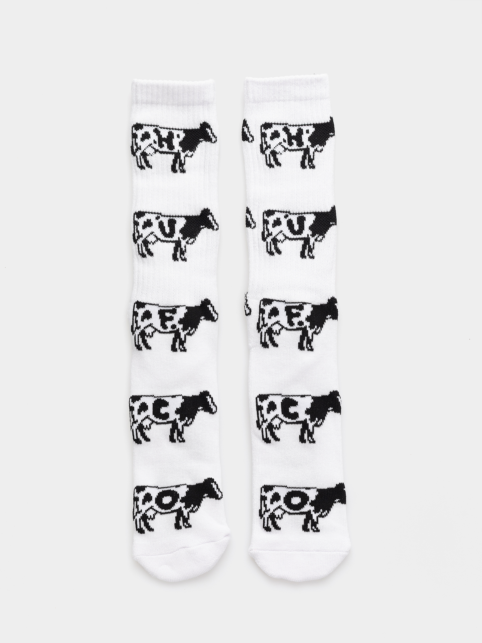 Skarpetki HUF Moo Crew (white)
