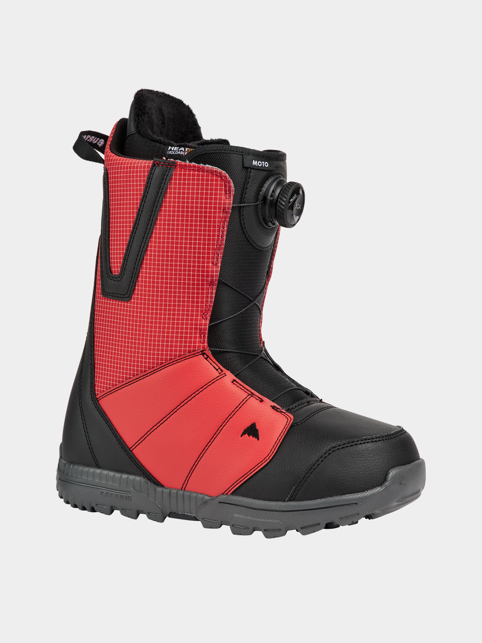 Męskie Buty snowboardowe Burton Moto Boa (geranium red/black)