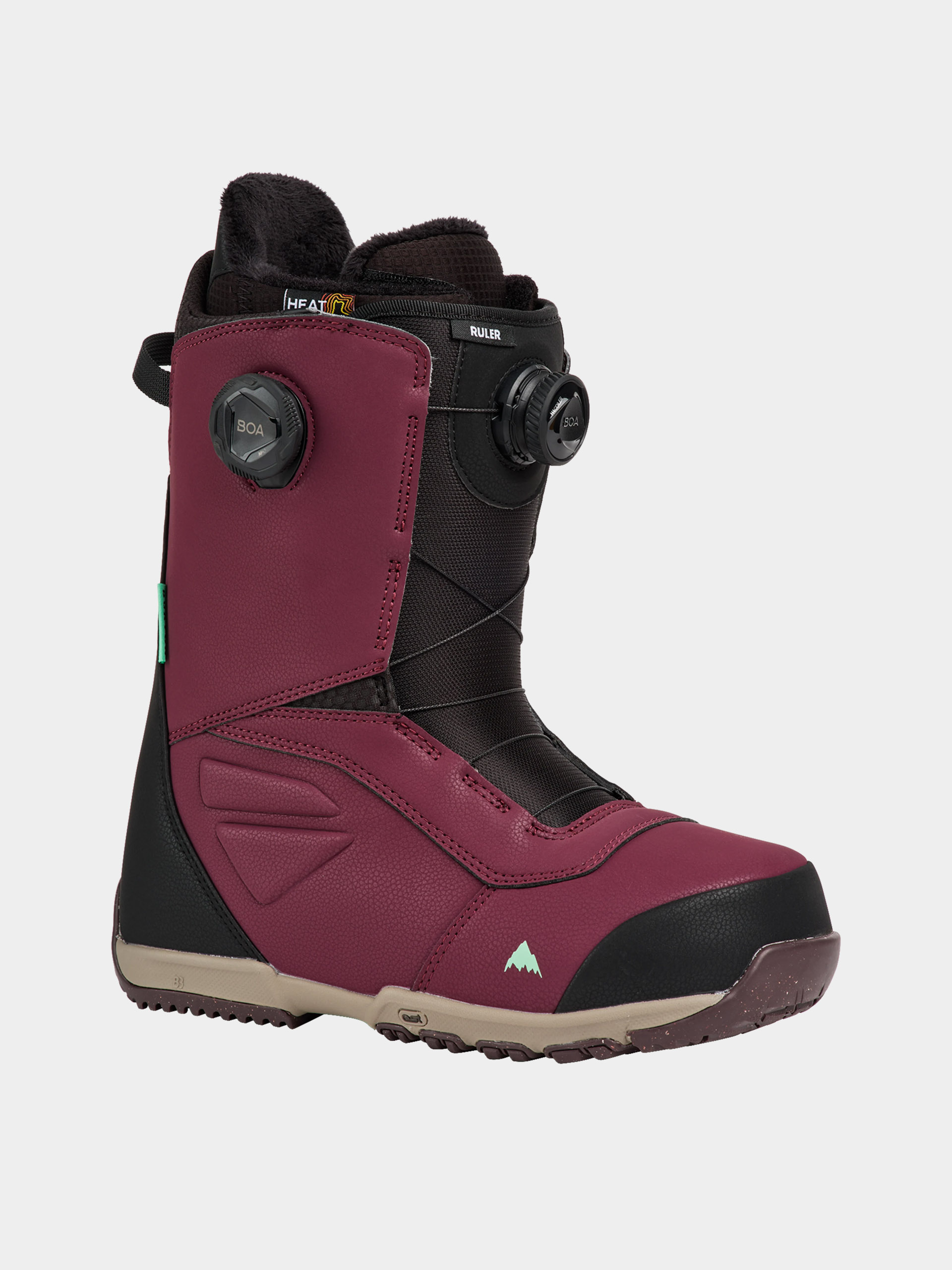 Męskie Buty snowboardowe Burton Ruler Boa (rum raisin)